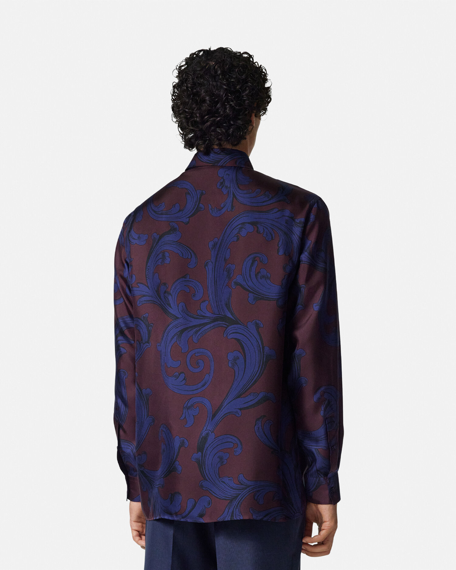 Versace silk dress shirt deals
