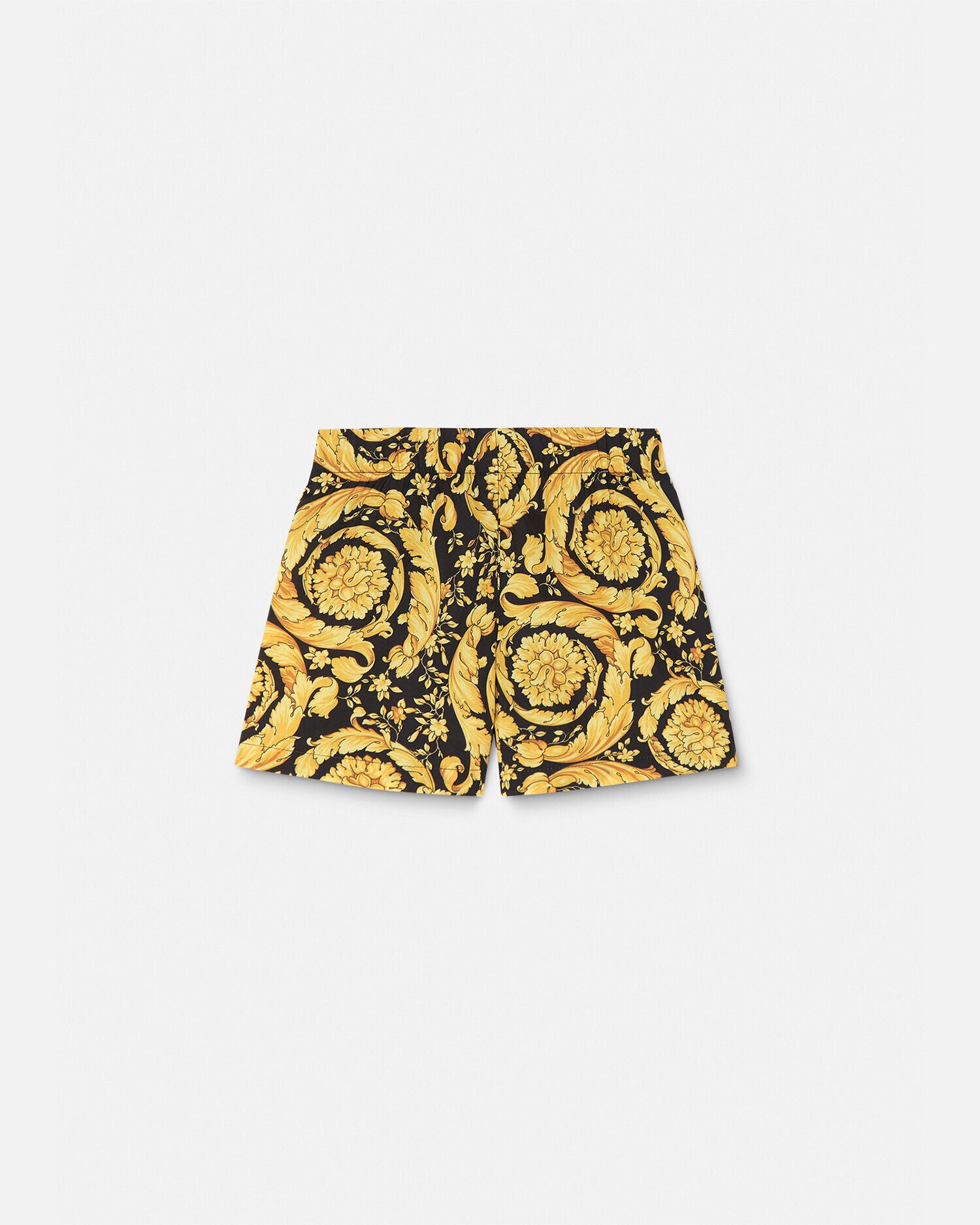 Barocco Baby Swim Shorts Black Print VERSACE ZA
