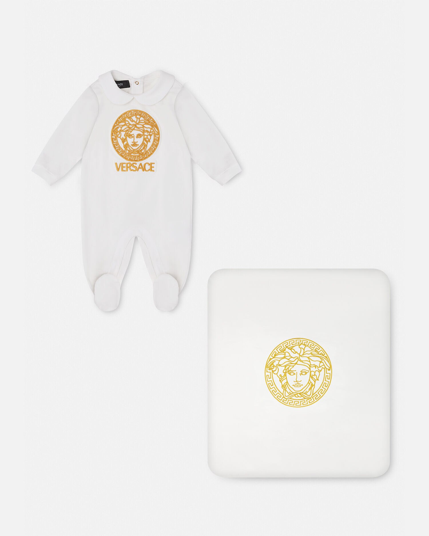 Versace Kids Medusa Baby Sleepsuit for Newborn Online Store EU