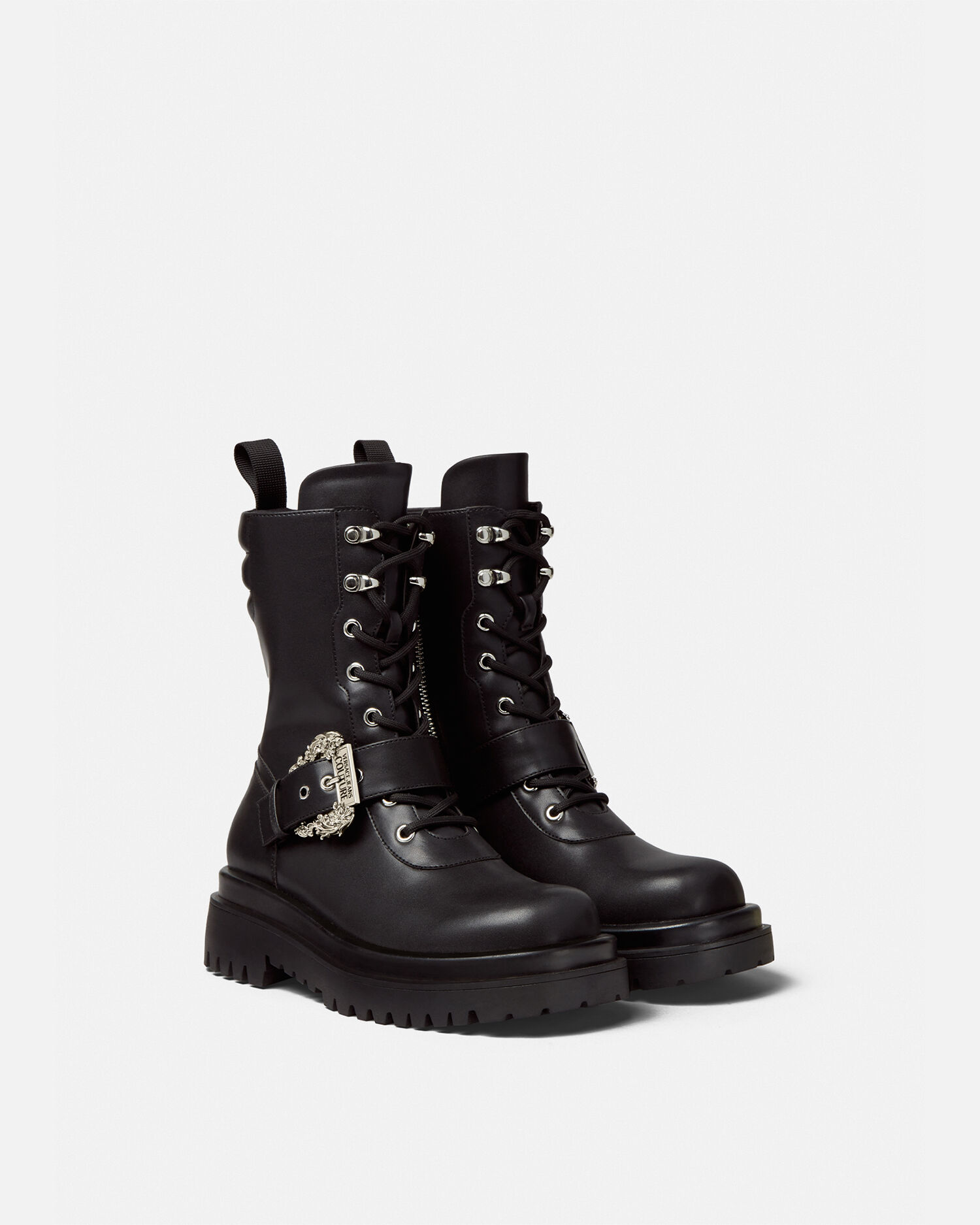 Versace combat boots online