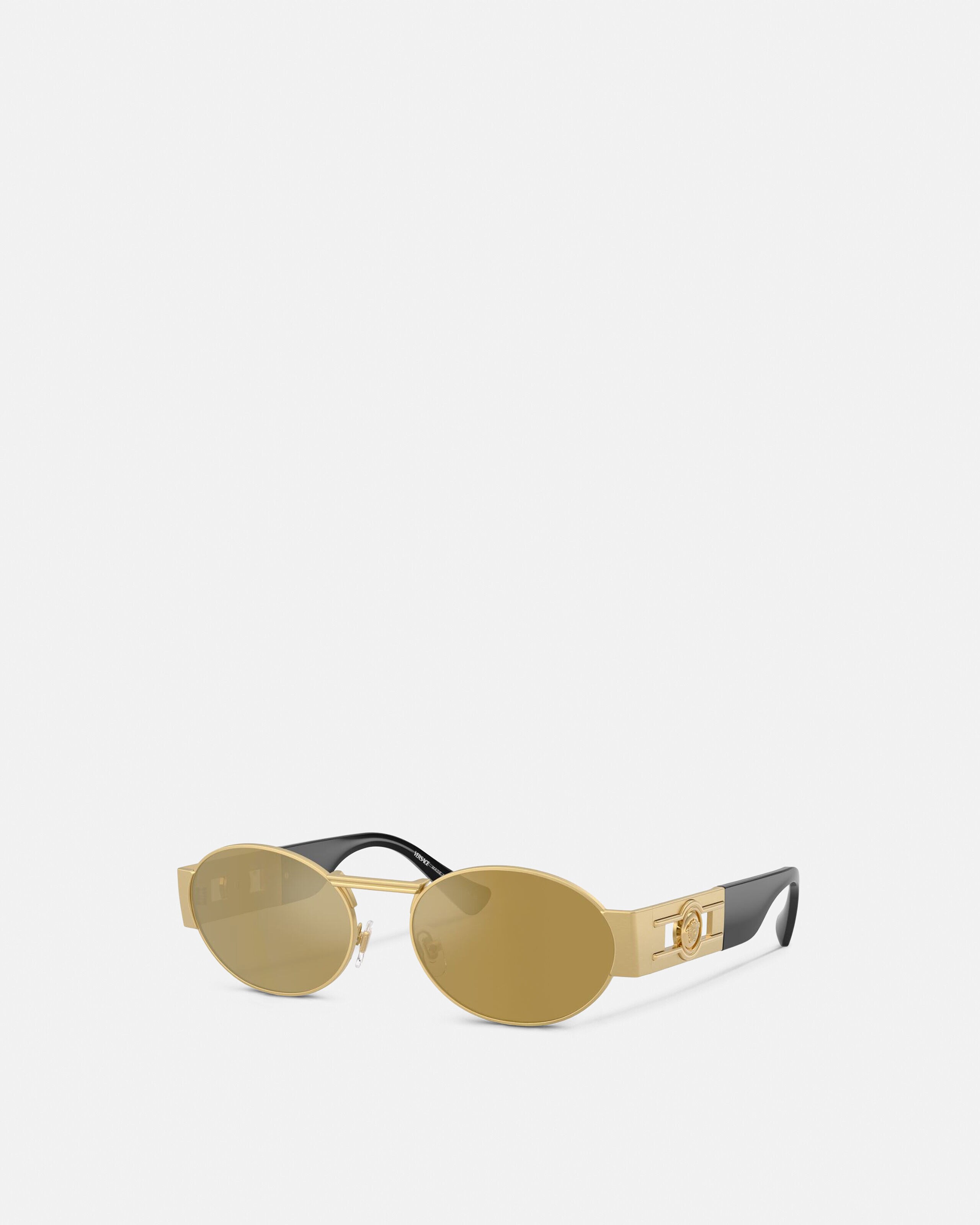 Medusa Deco Oval Sunglasses