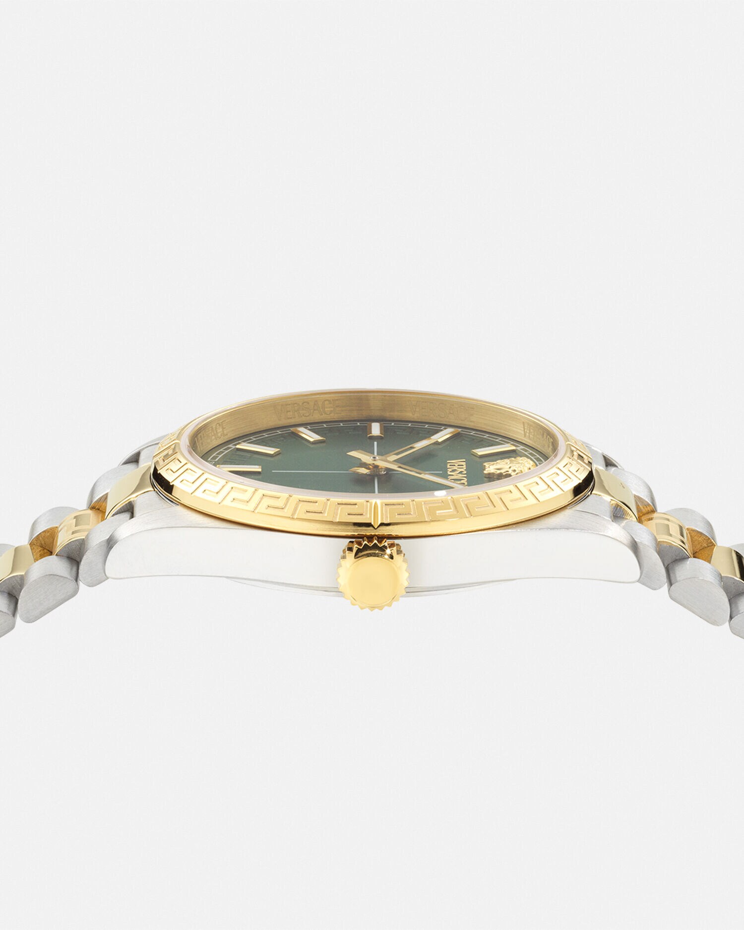 Versace Millenyium Lady Watch Silver,Green | VERSACE CA