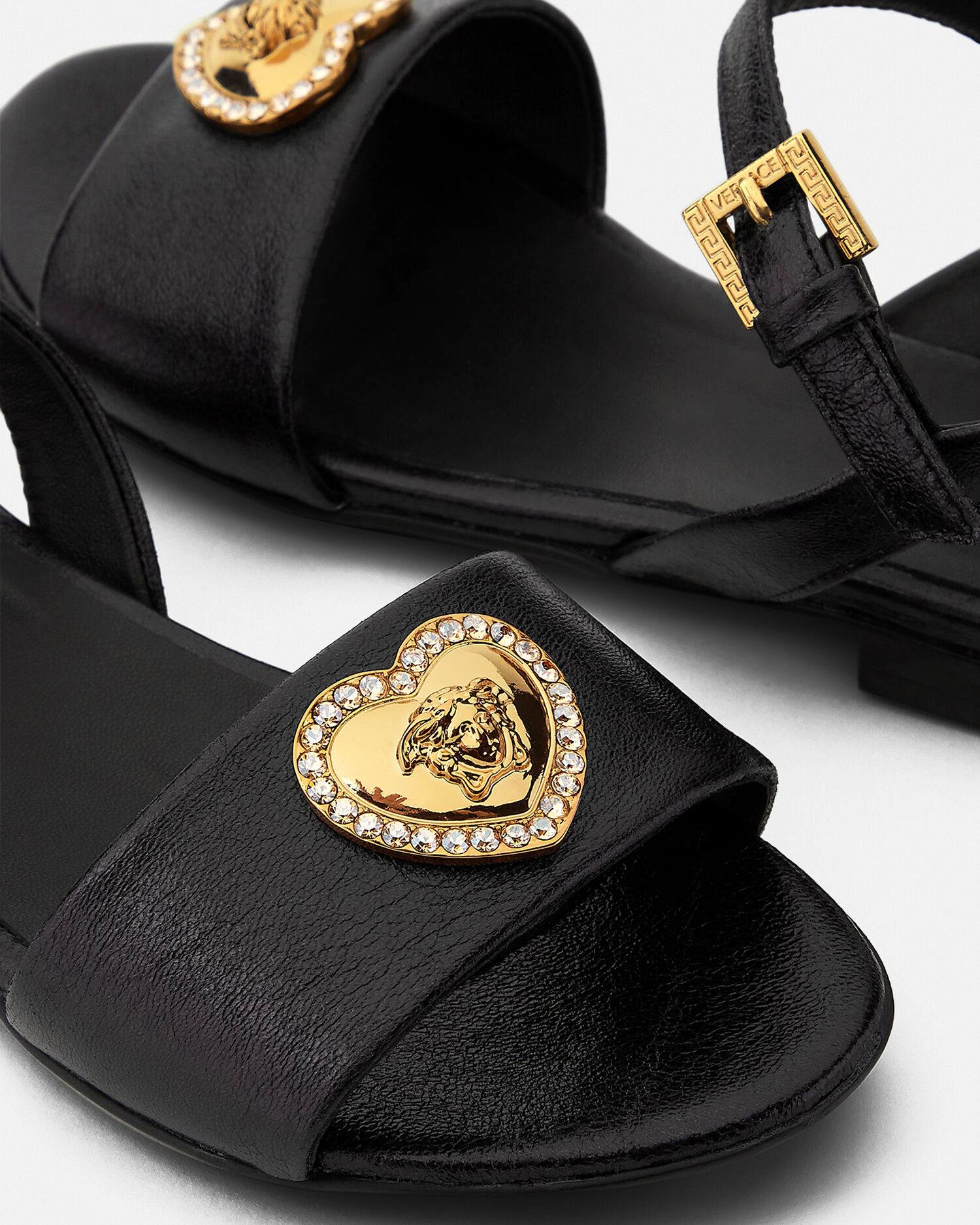 Crystal Heart Medusa Kids Sandals