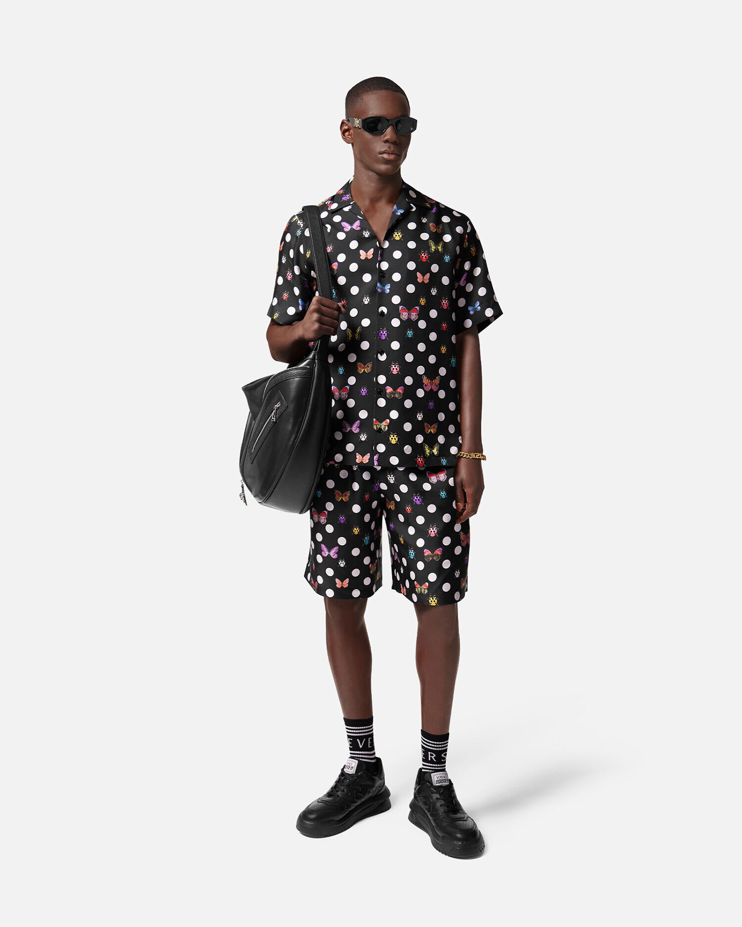Versace butterfly top silk shirt