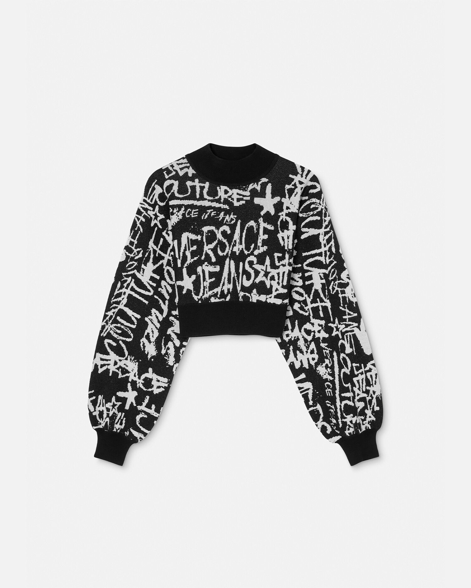 Versace graffiti sweatshirt cheap