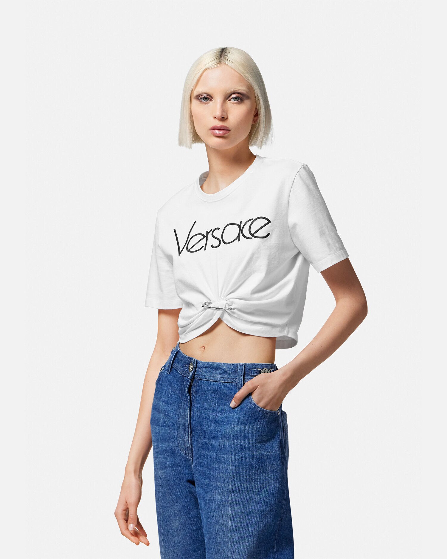 Safety Pin 1978 Re Edition Logo T Shirt