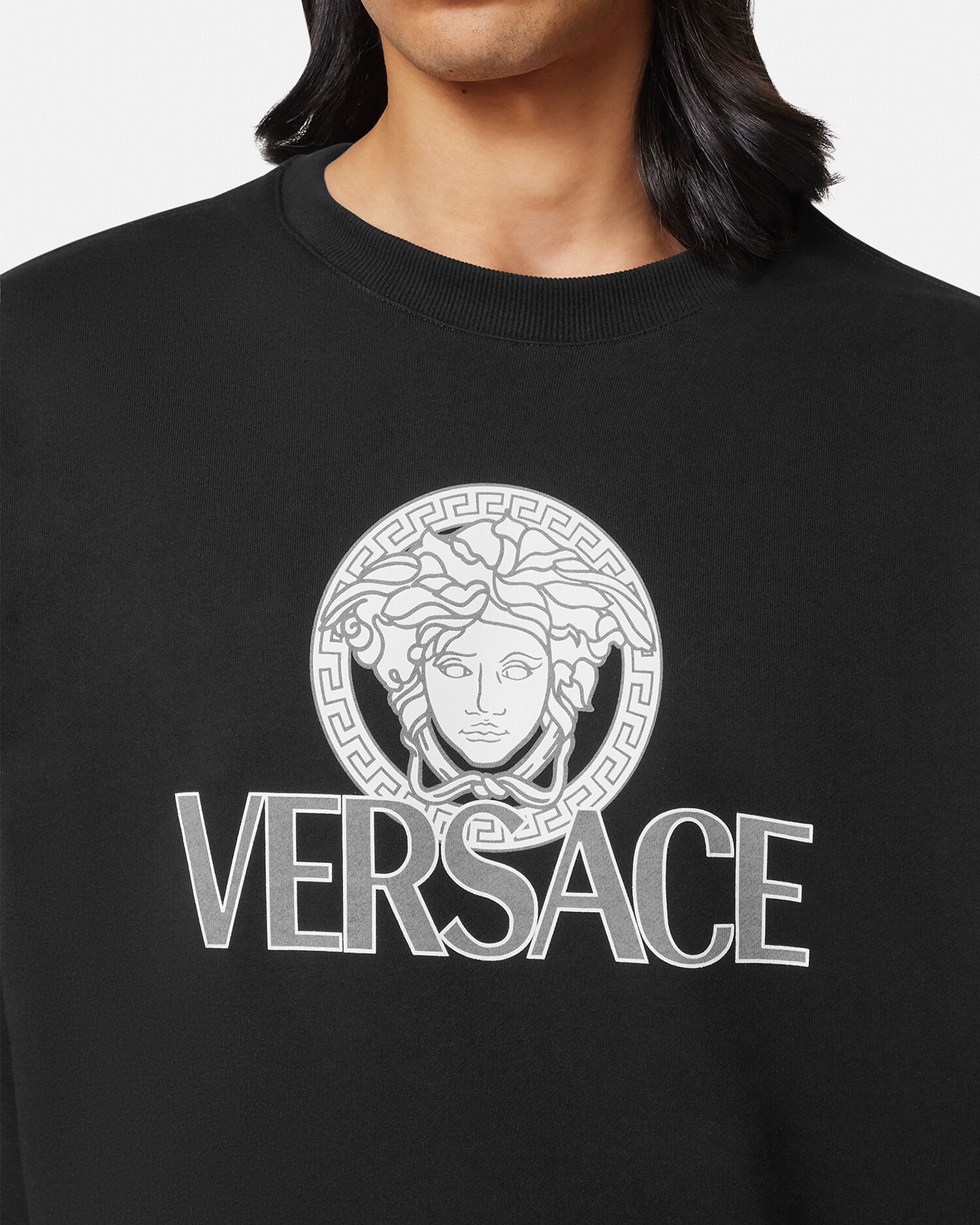 Versace medusa sales logo sweatshirt