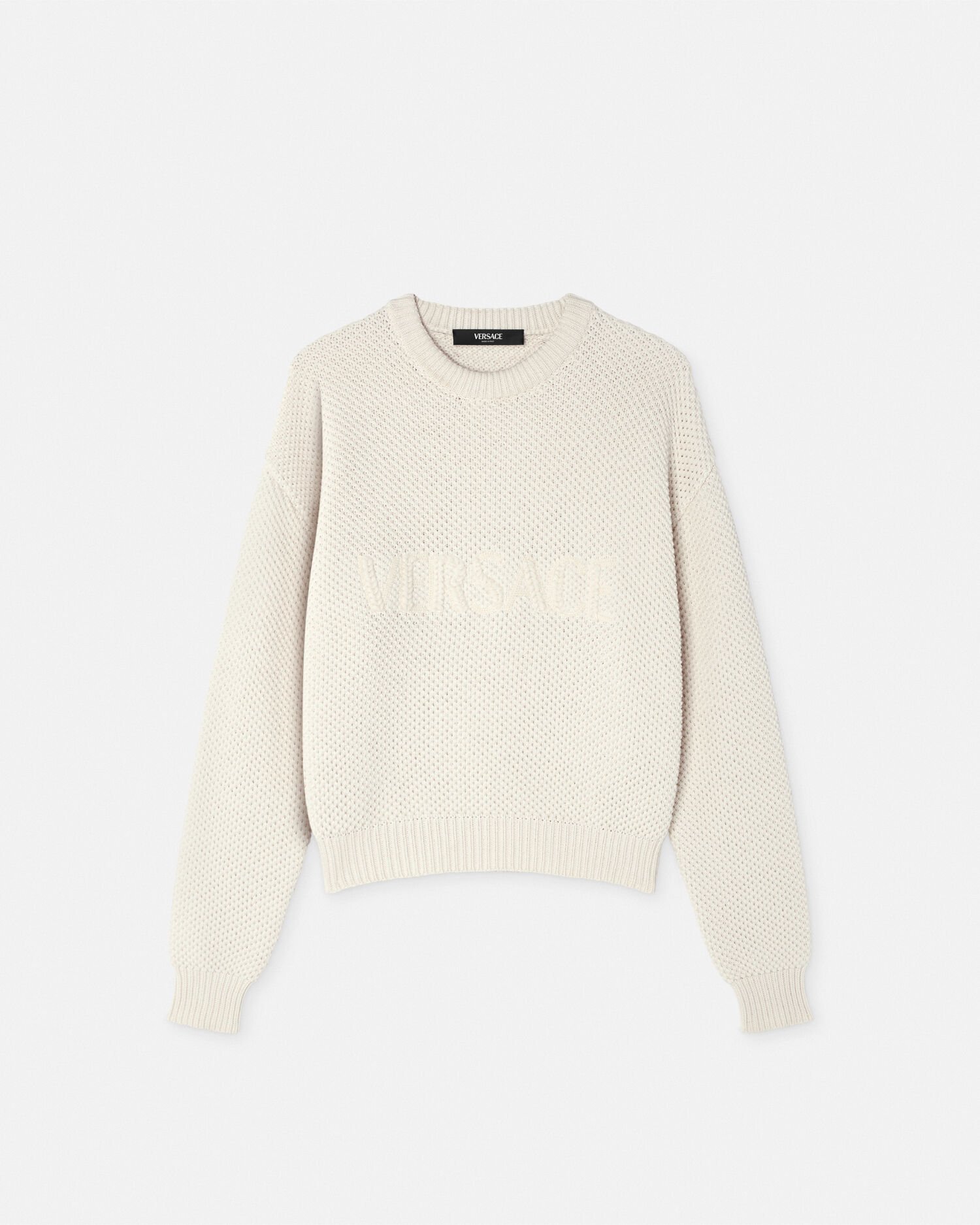 VERSACE ヴェルサーチ ニット セーター メデューサ クルーネック 46 VERSACE ヴェルサーチ ニット セーター メデューサ クルーネック
