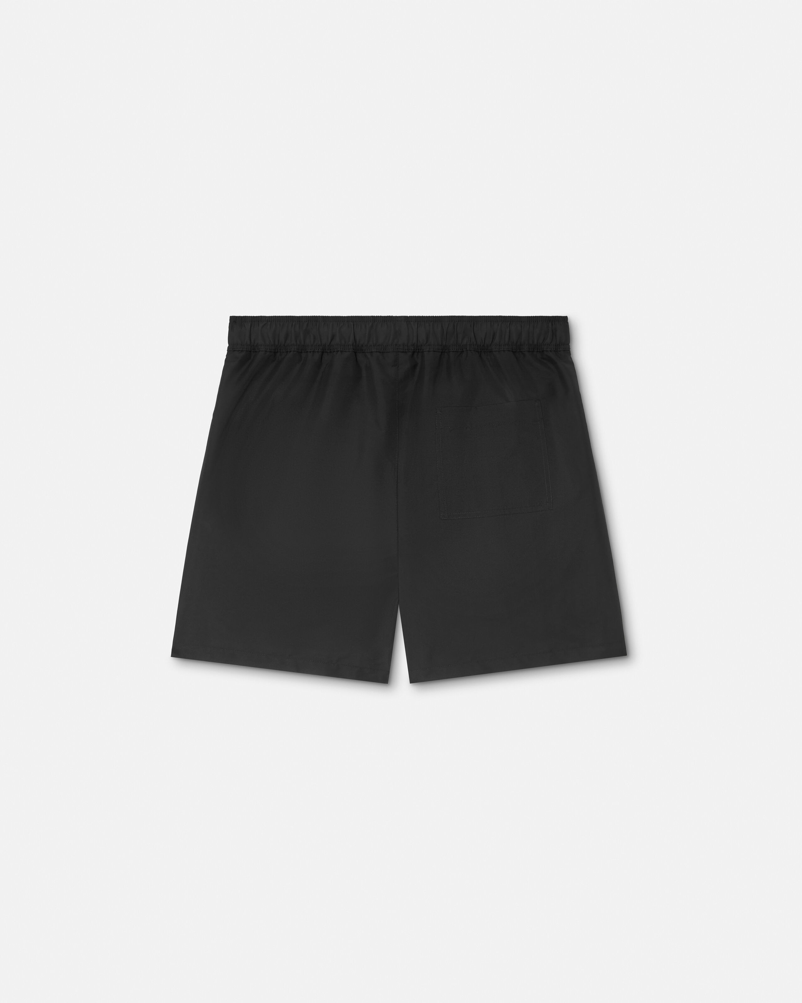 Jacquard Swim Boardshorts Black | VERSACE US