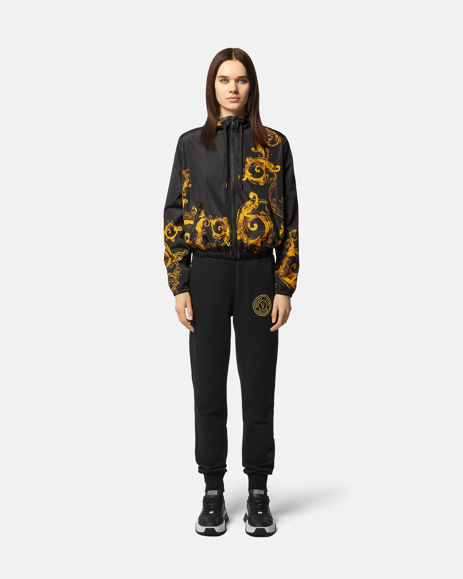 Watercolor Couture Windbreaker Jacket