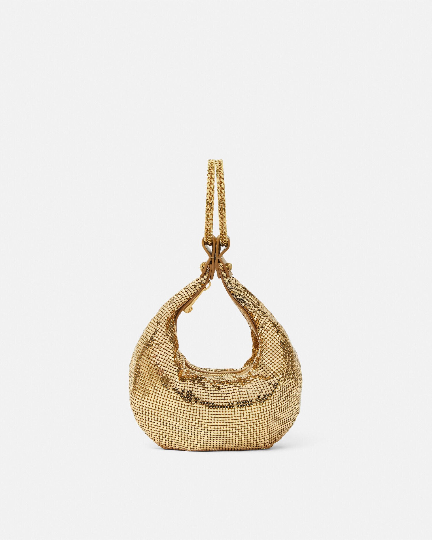 Metal Mesh Mini Bag Gold | VERSACE CA