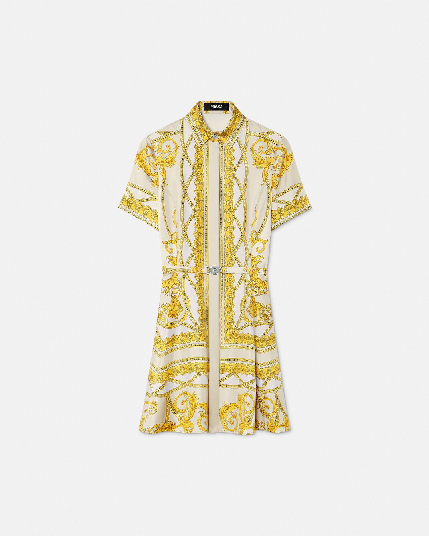 Versace inspired shirt dress top