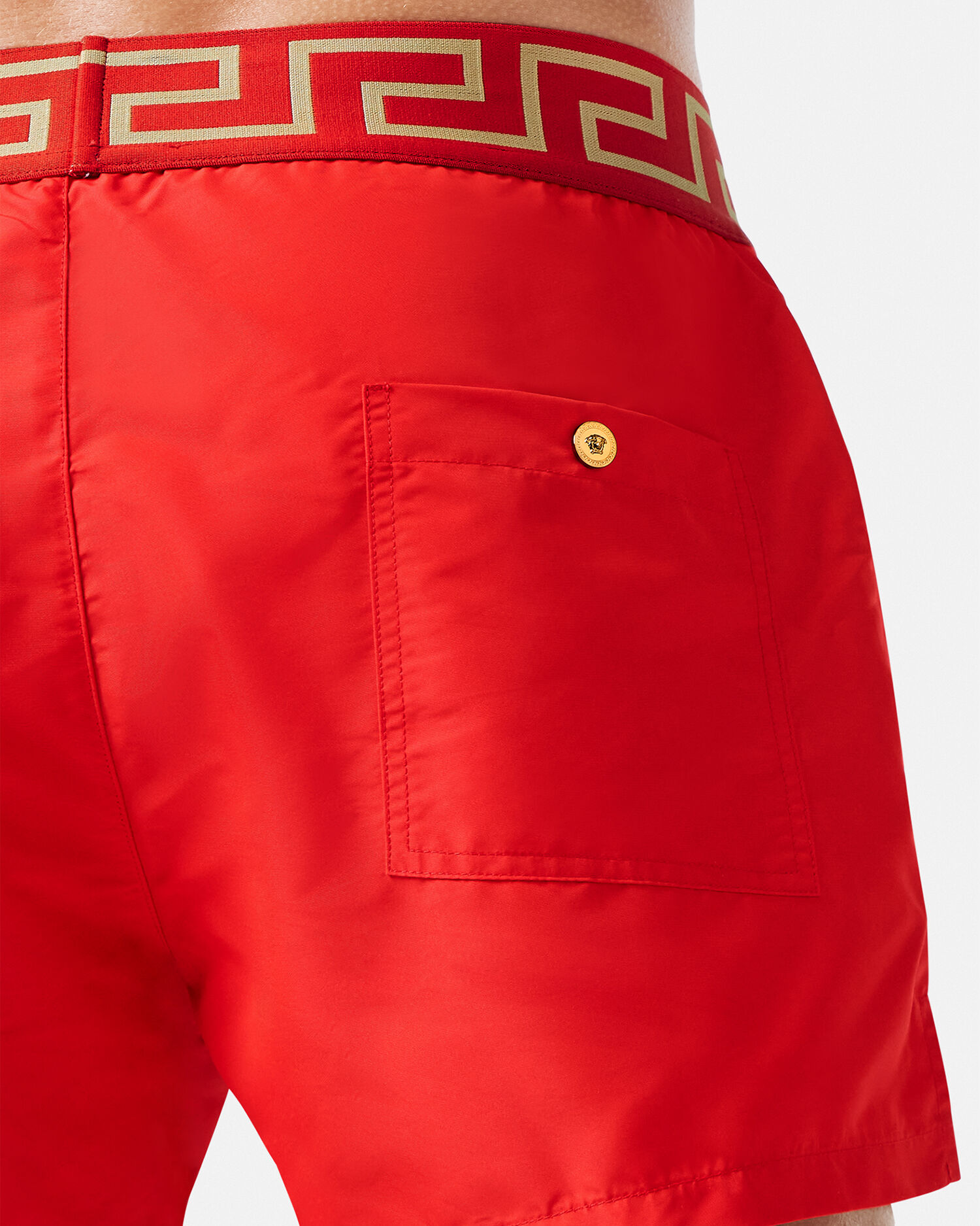Versace swim shorts red on sale