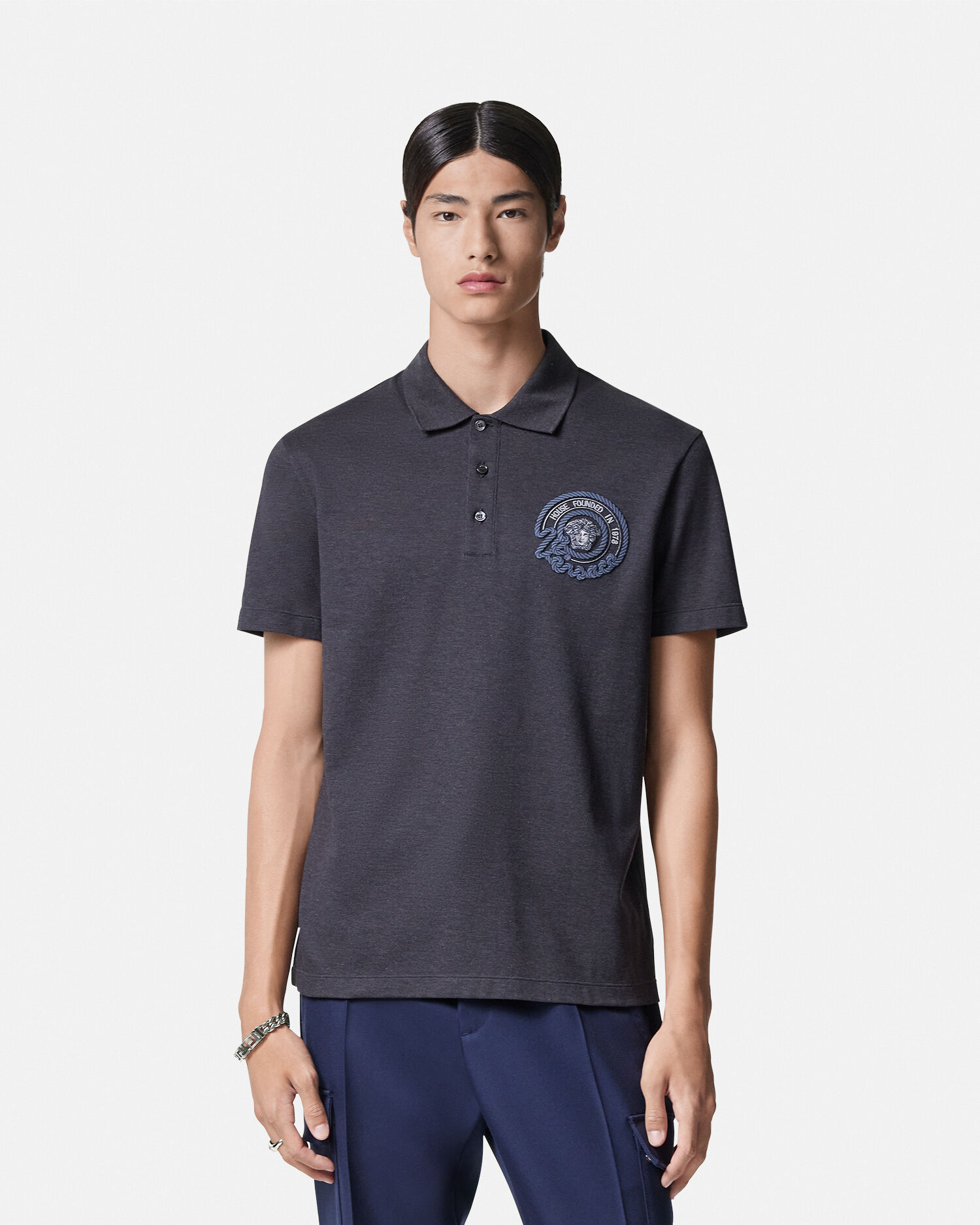 Versace clearance medusa polo