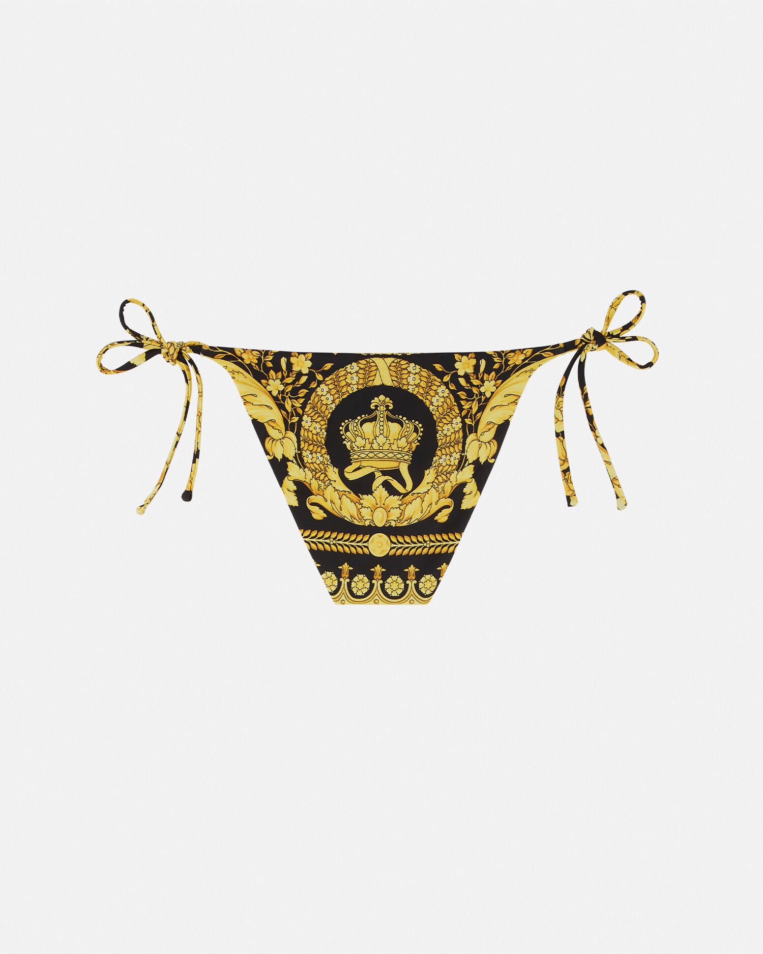 Printed Nylon-Blend Bikini Bottoms Print | VERSACE US