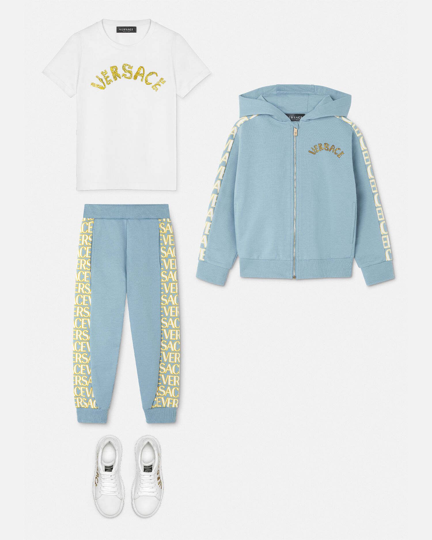 Versace Kids Versace Allover Kids Hoodie for Boys Online Store EU
