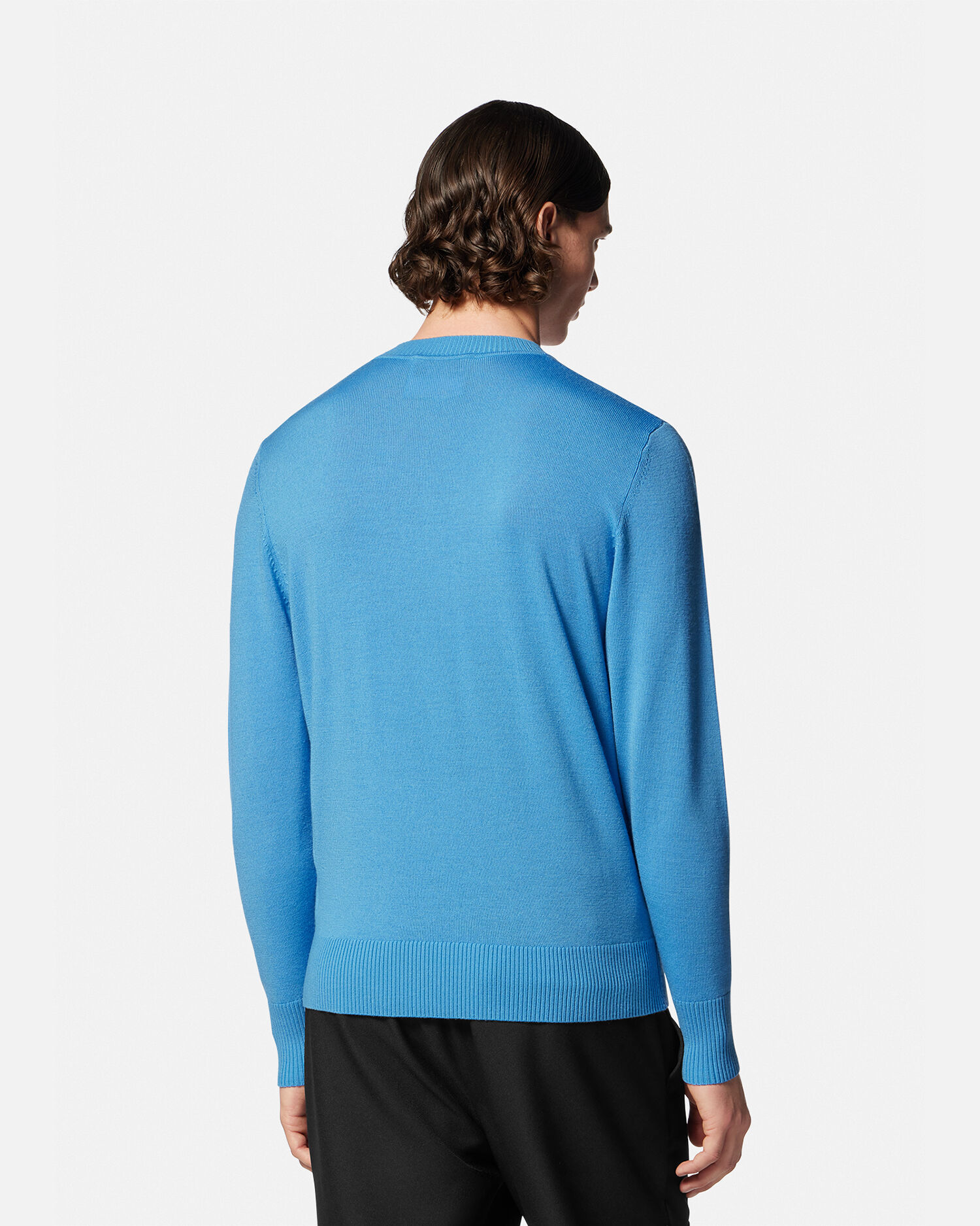 Versace jumper hotsell blue