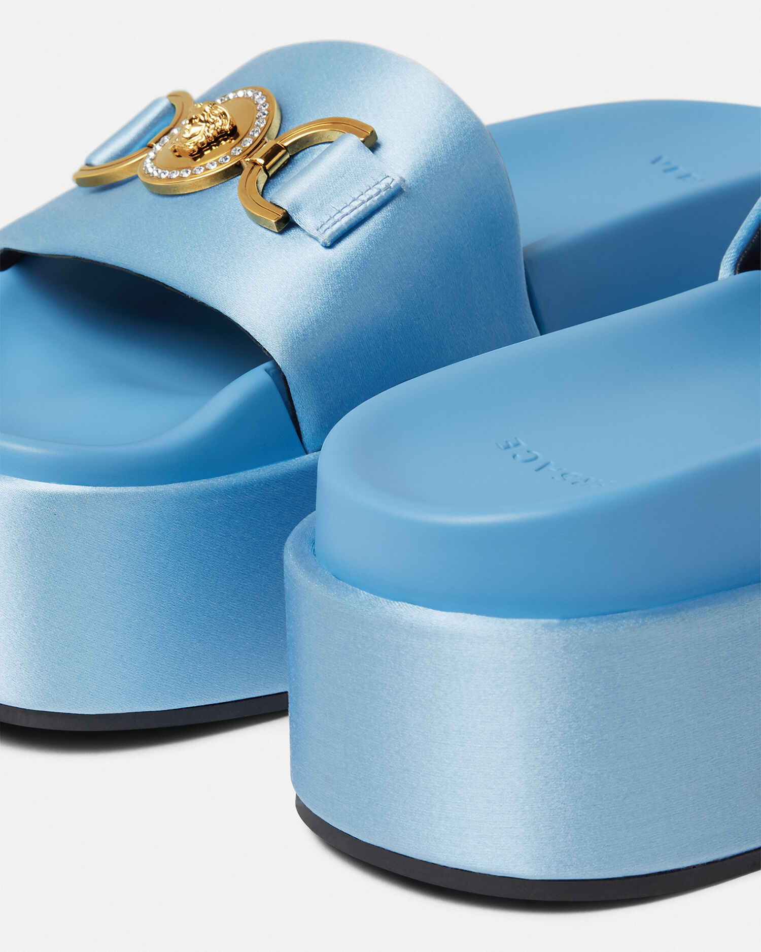 Blue versace sandals 2025