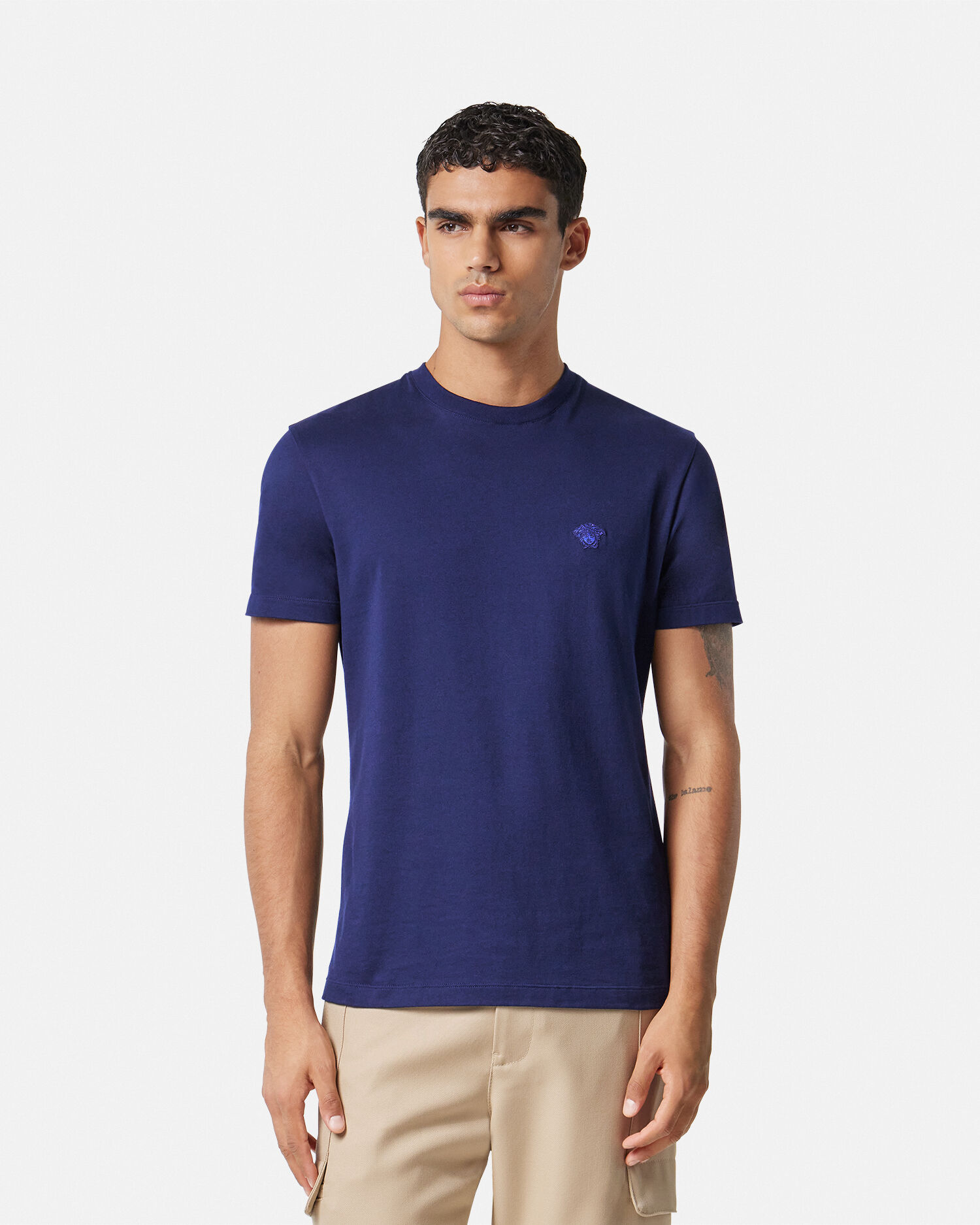 Medusa T Shirt Blue VERSACE US