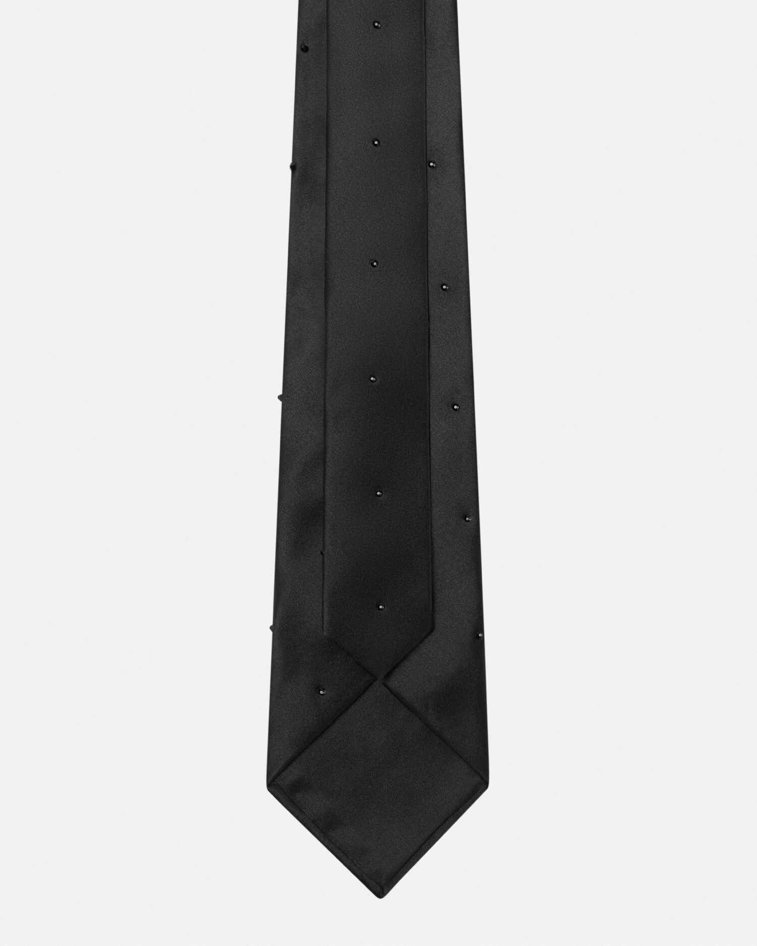 Embellished Silk-Satin Tie