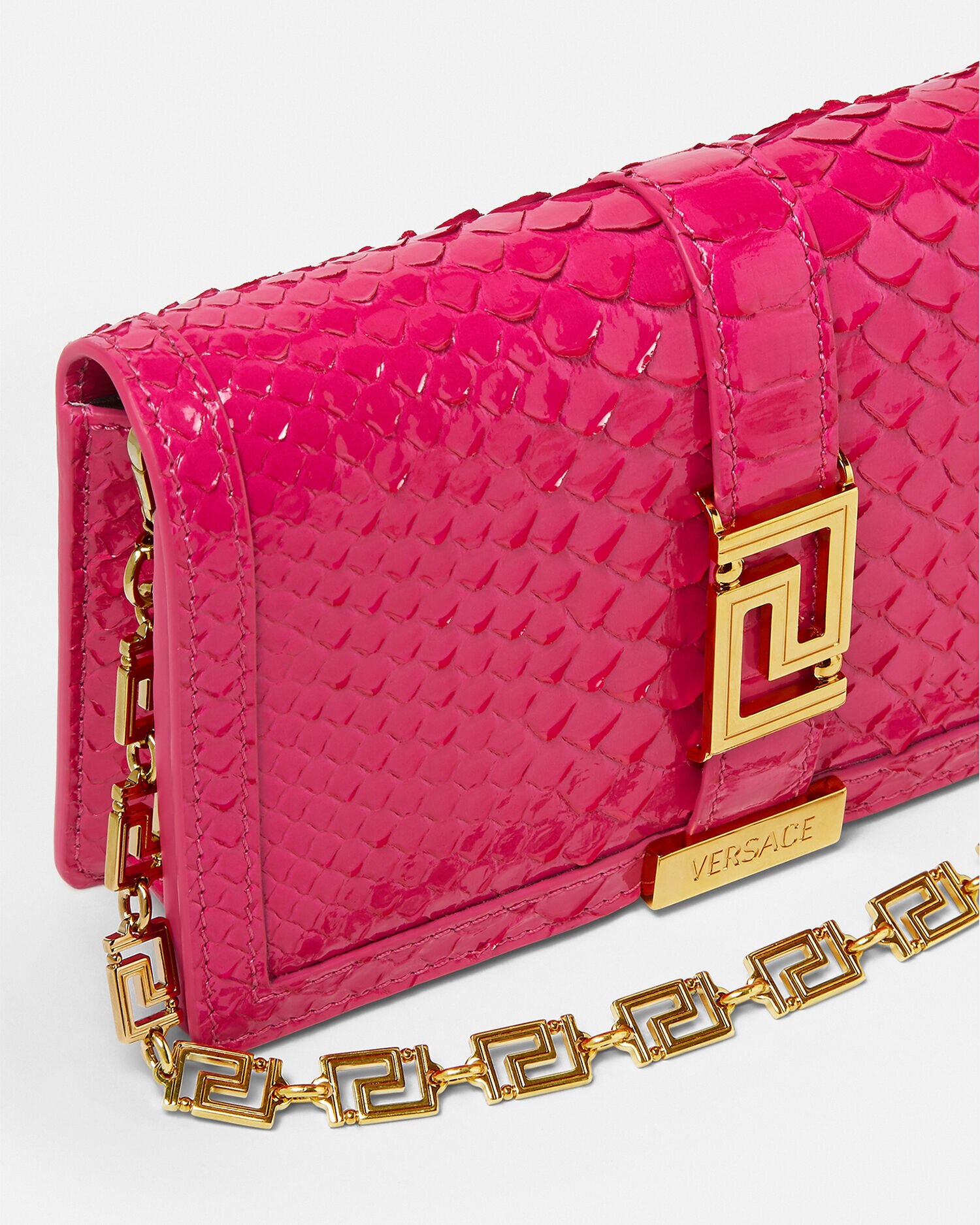 Versace python outlet bag