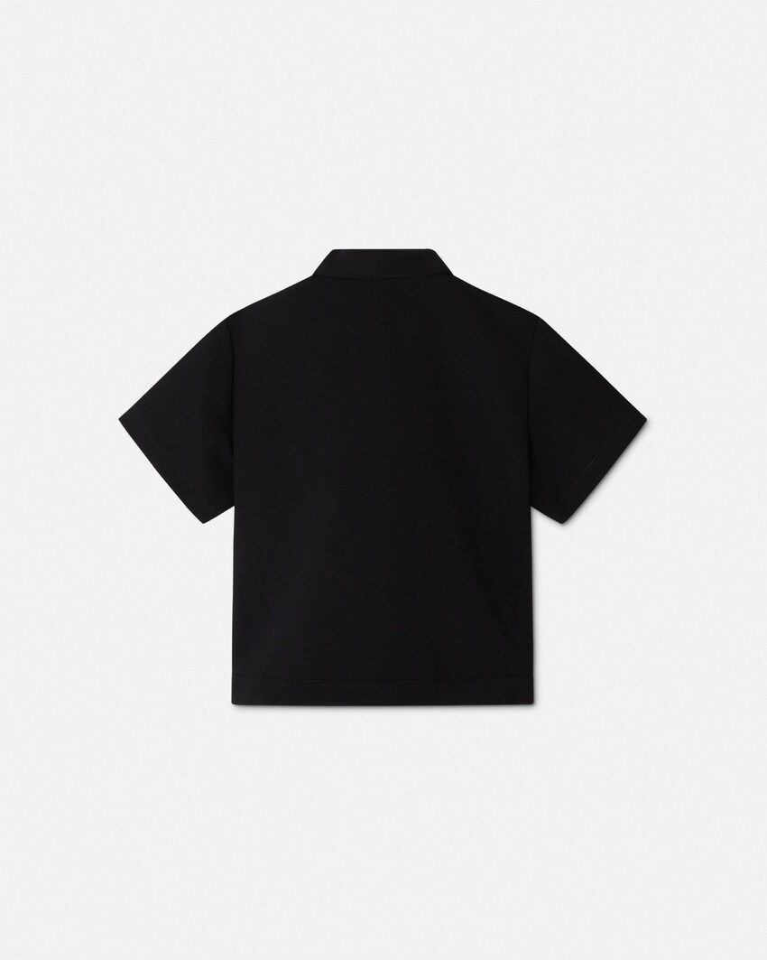 Kids Printed Milano-Stitch Shirt Black 3