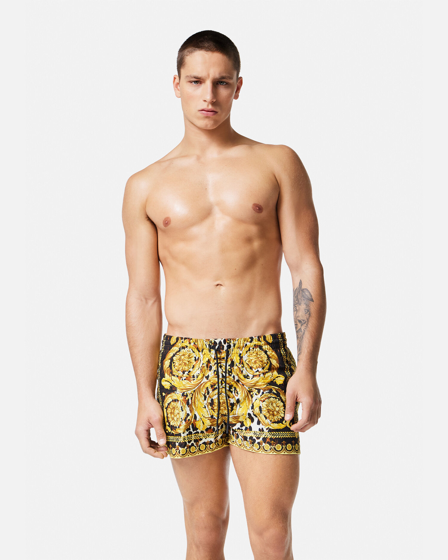 Versace style cheap swim shorts