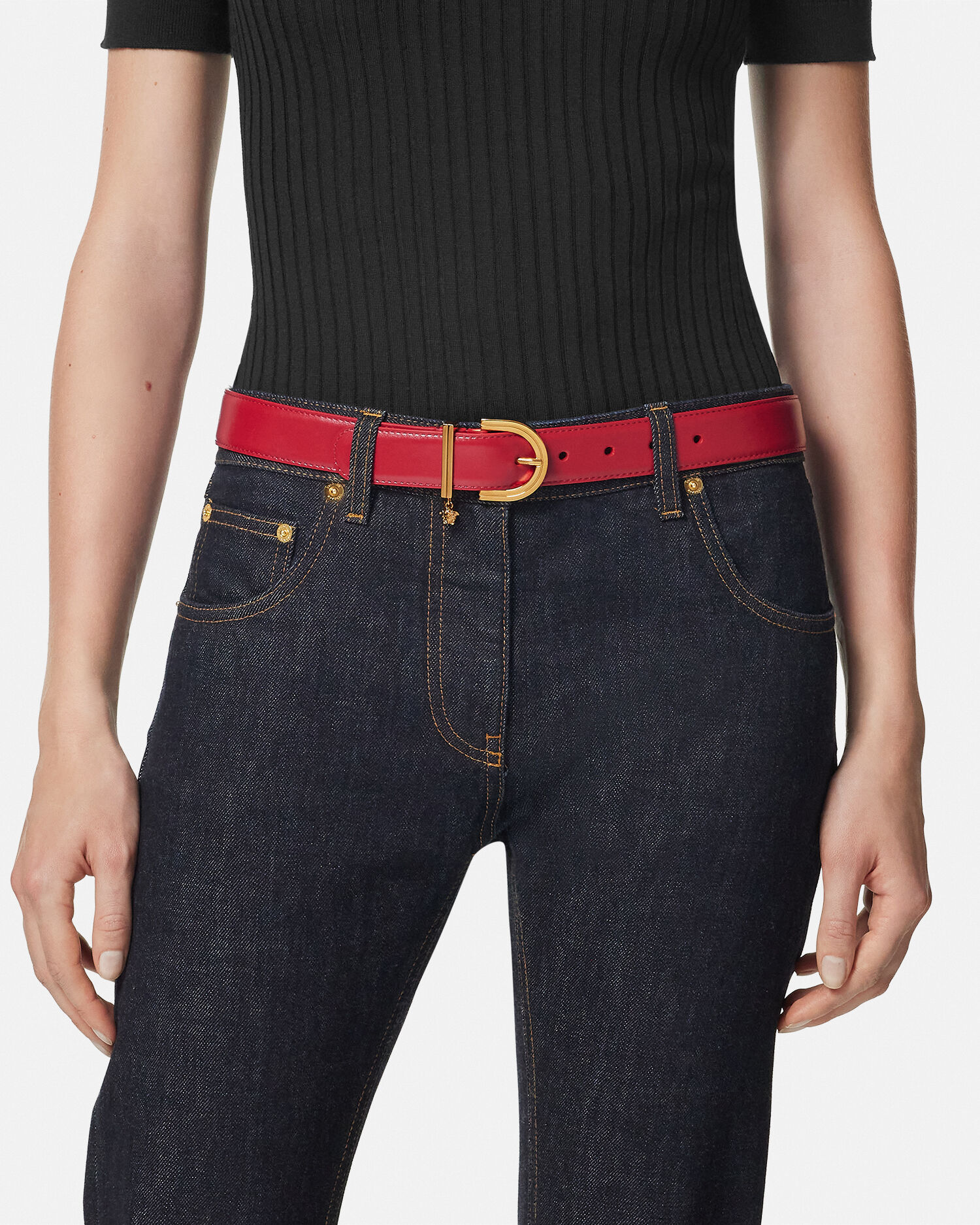Versace leather belts new arrivals