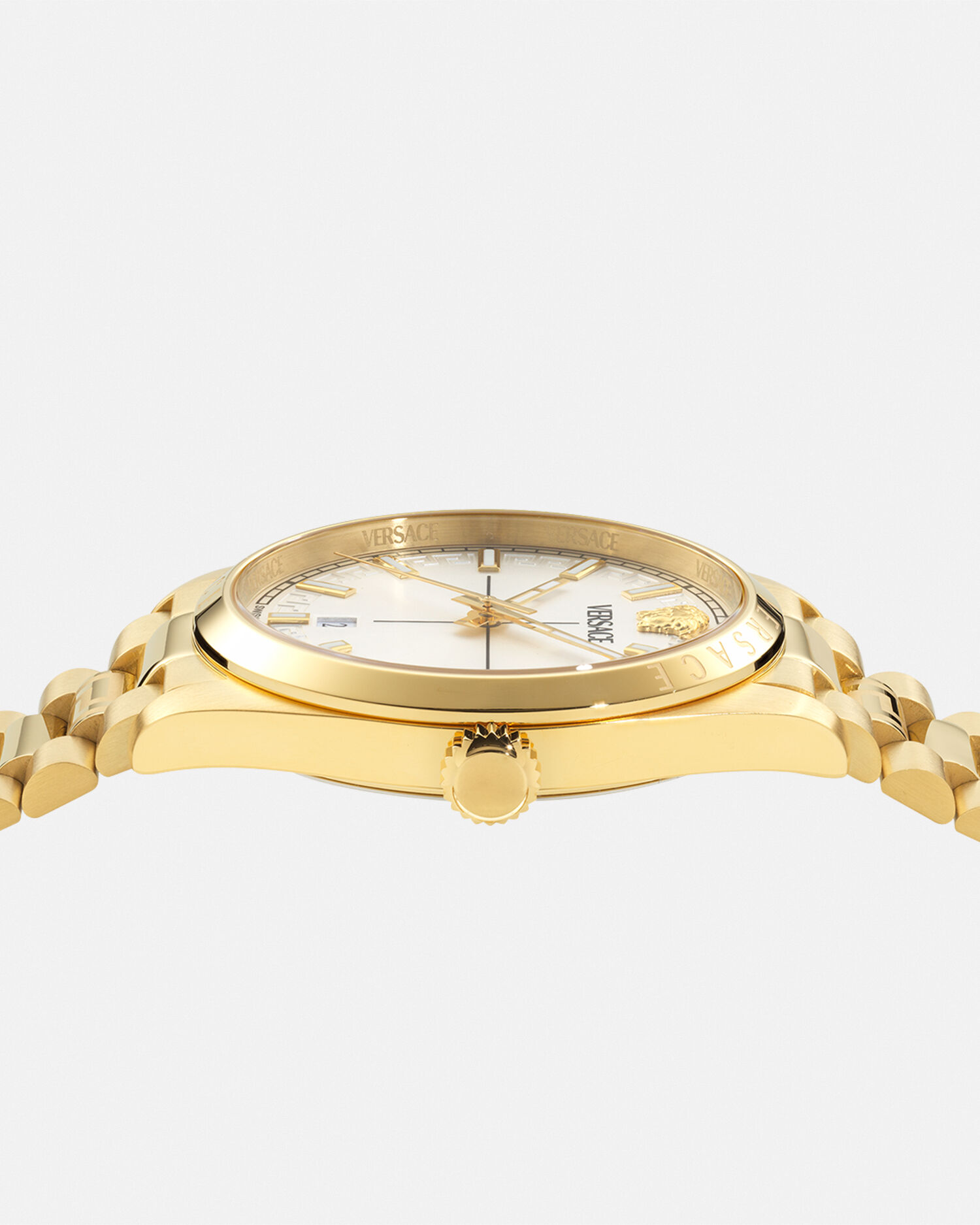 いいネット通販 - 全国送料無料でお届けします Versace Millenyium US VERSACE | Gold,Silver Watch Gent 時計