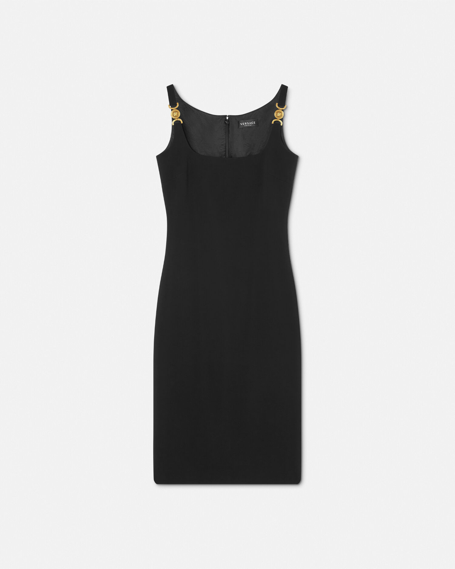 Robe mi longue ajustee Medusa 95 Noir VERSACE