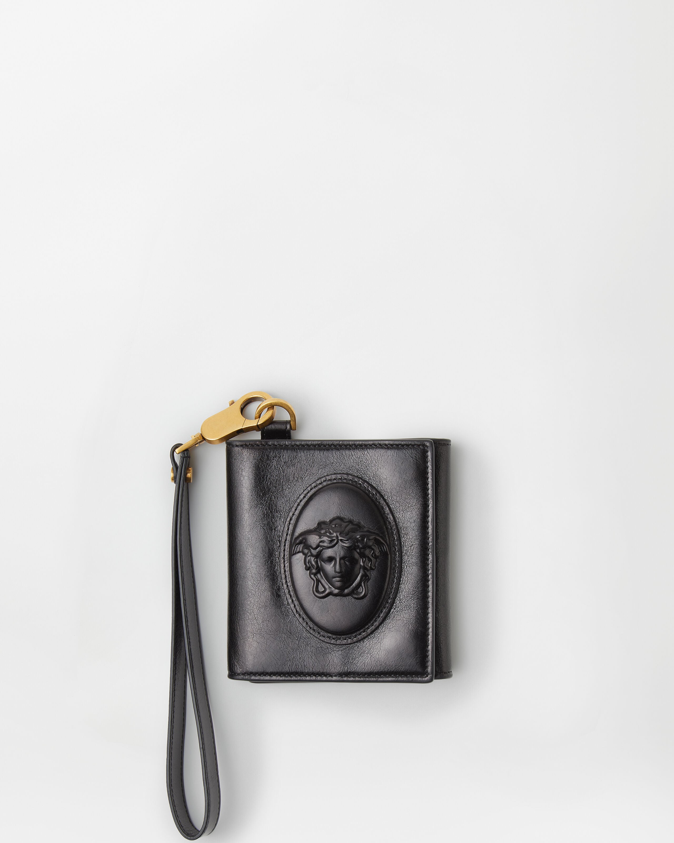 Versace roomy leather wallet