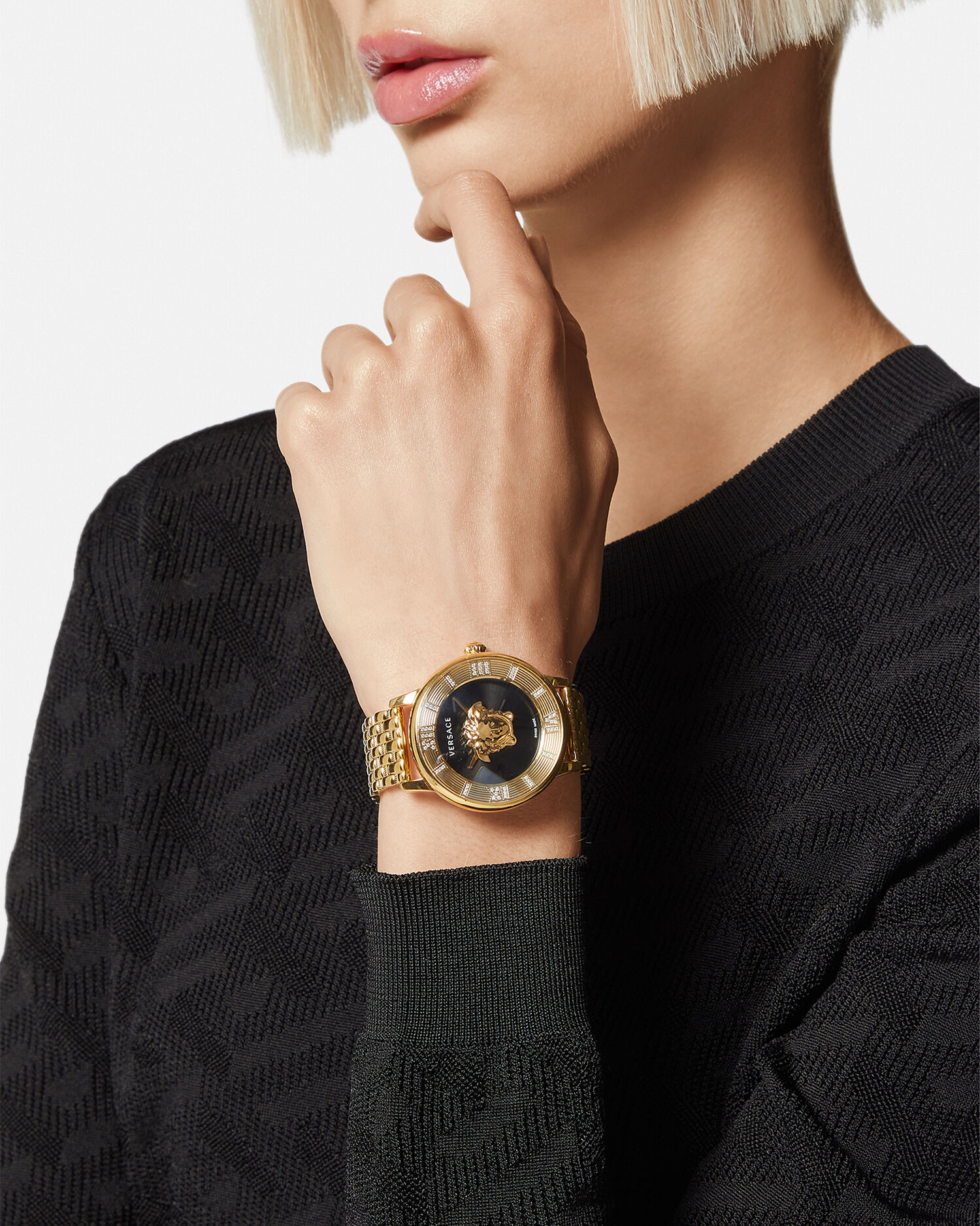 Versace diamond clearance watch