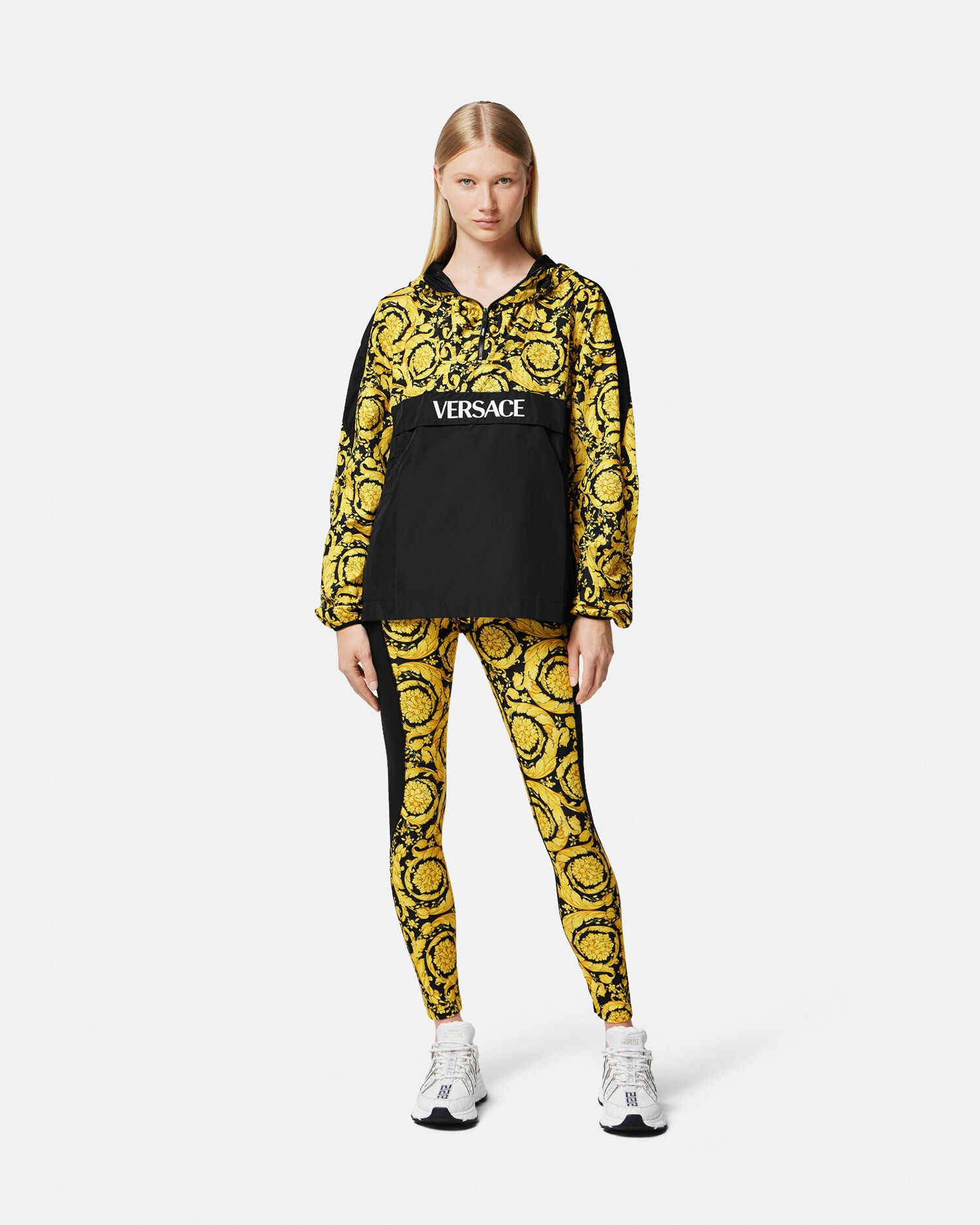 Versace top barocco leggings