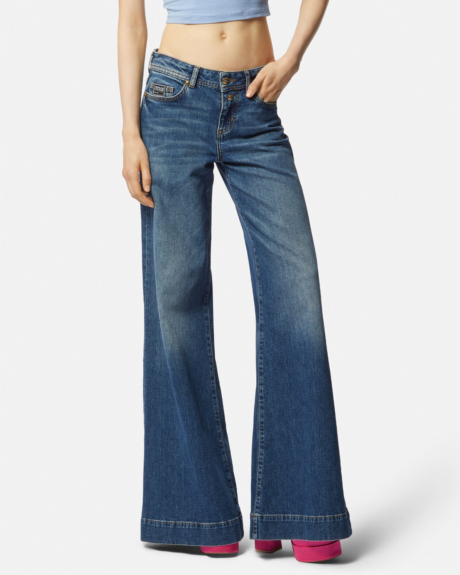Versace blue jeans womens sale