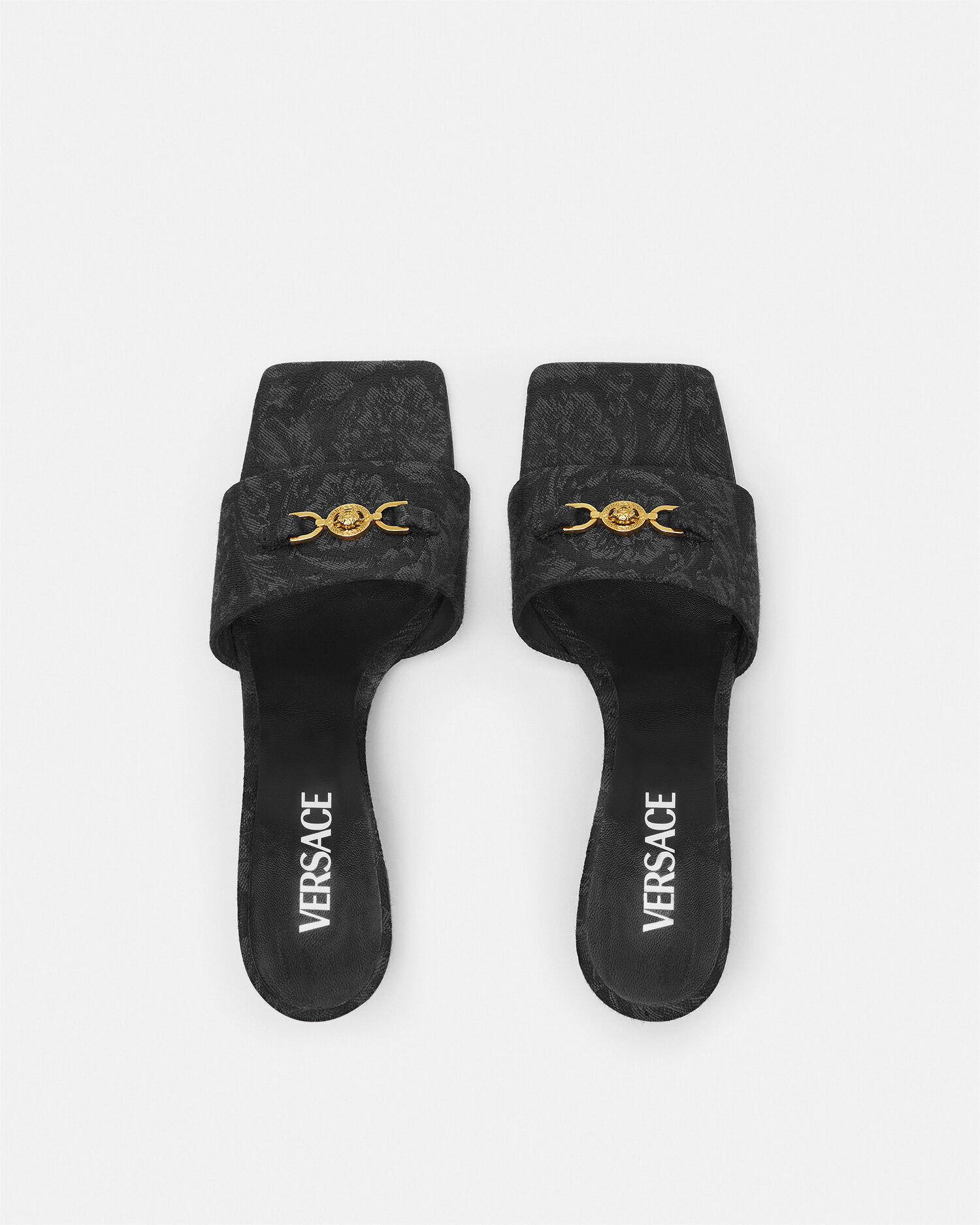 Versace clearance mules heels