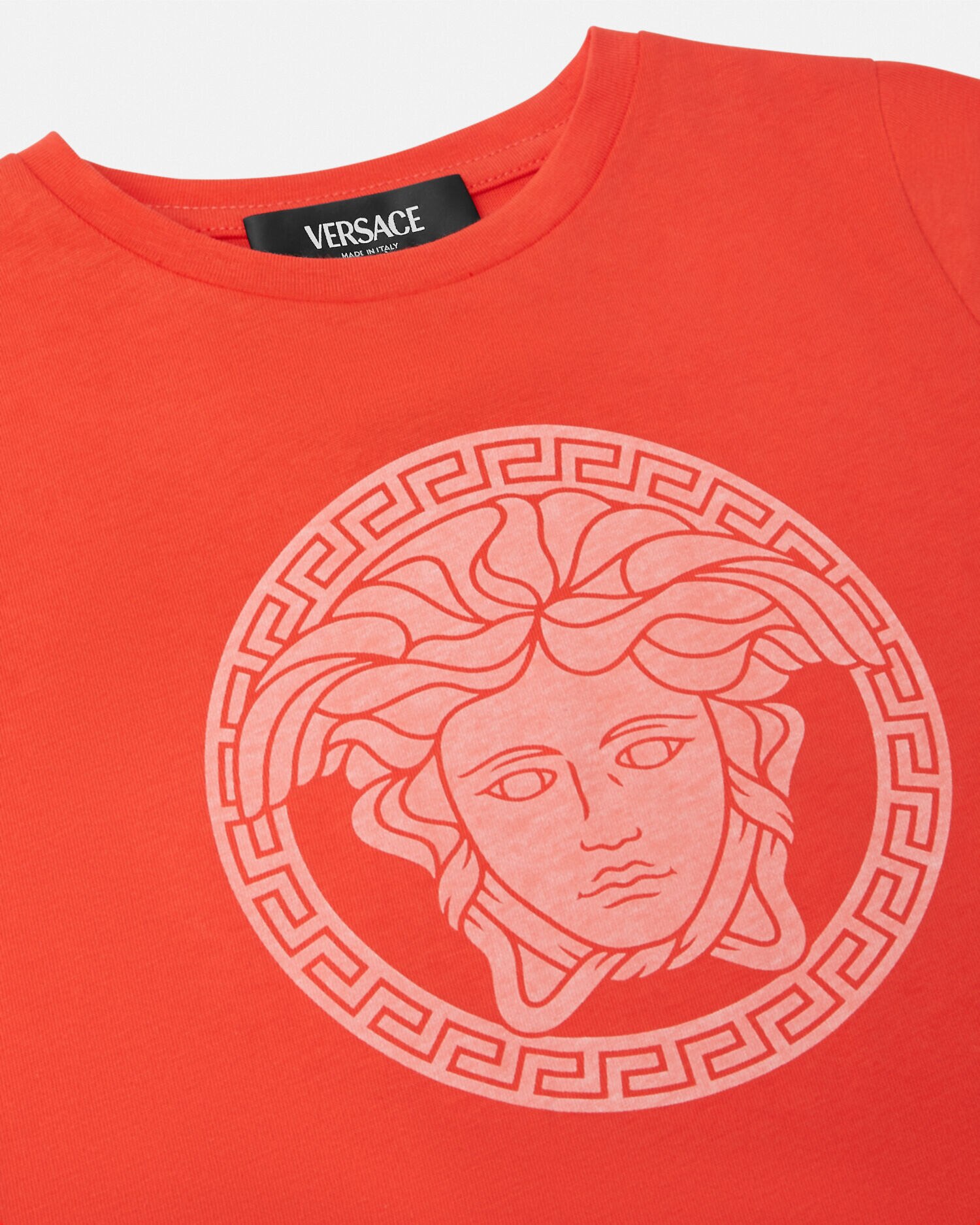 Versace t shirt red on sale