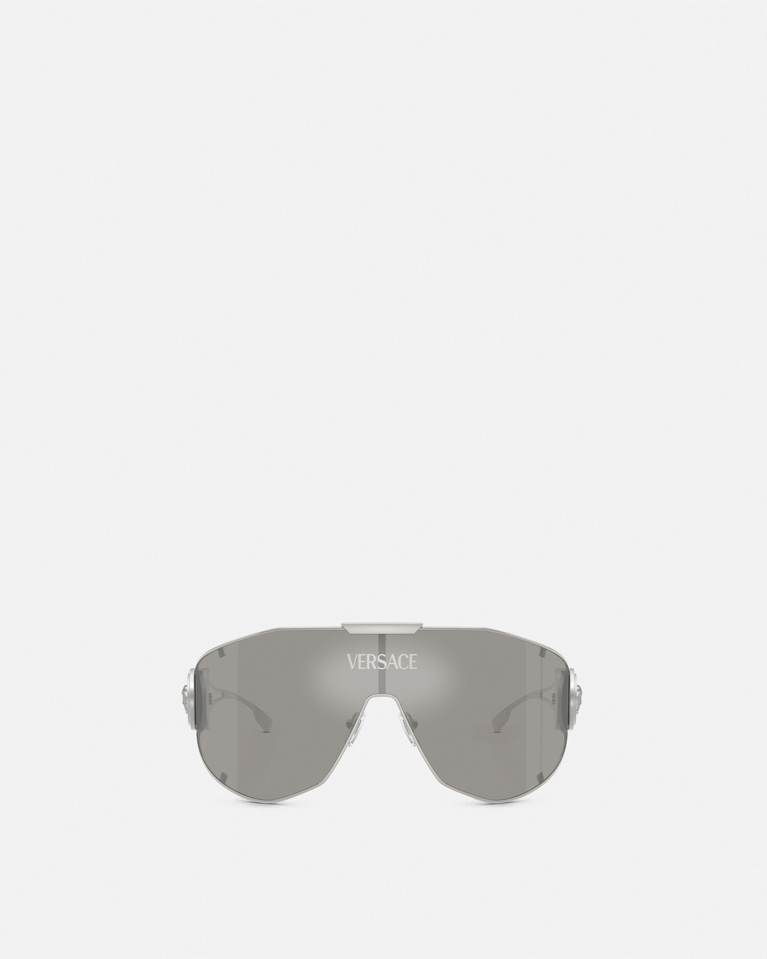 Medusa Geometric Sunglasses Gray | VERSACE US