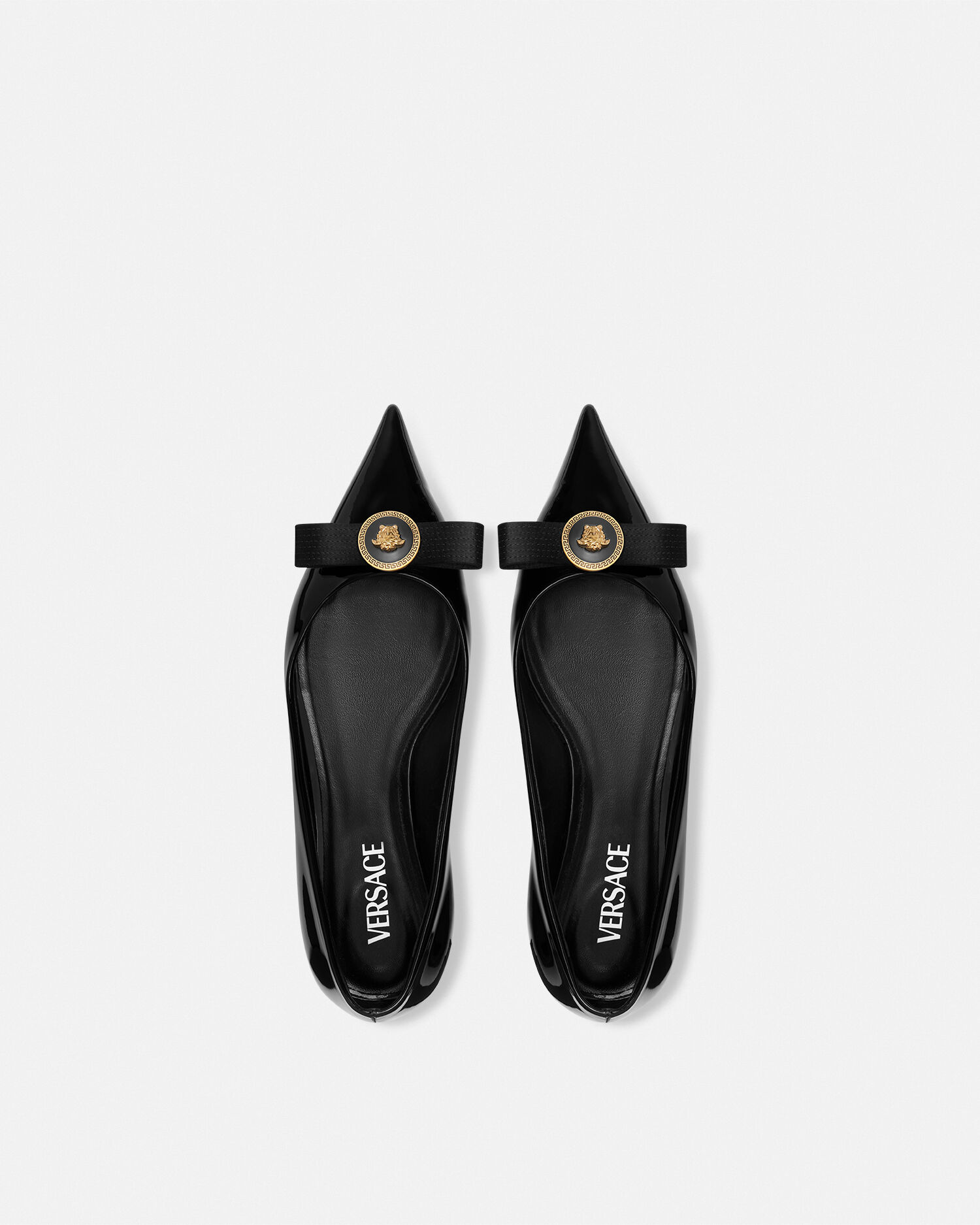 Versace flat shoes on sale