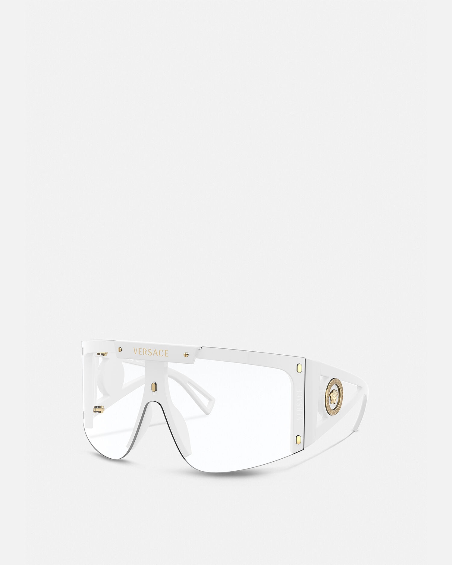 Versace medusa shop shield sunglasses