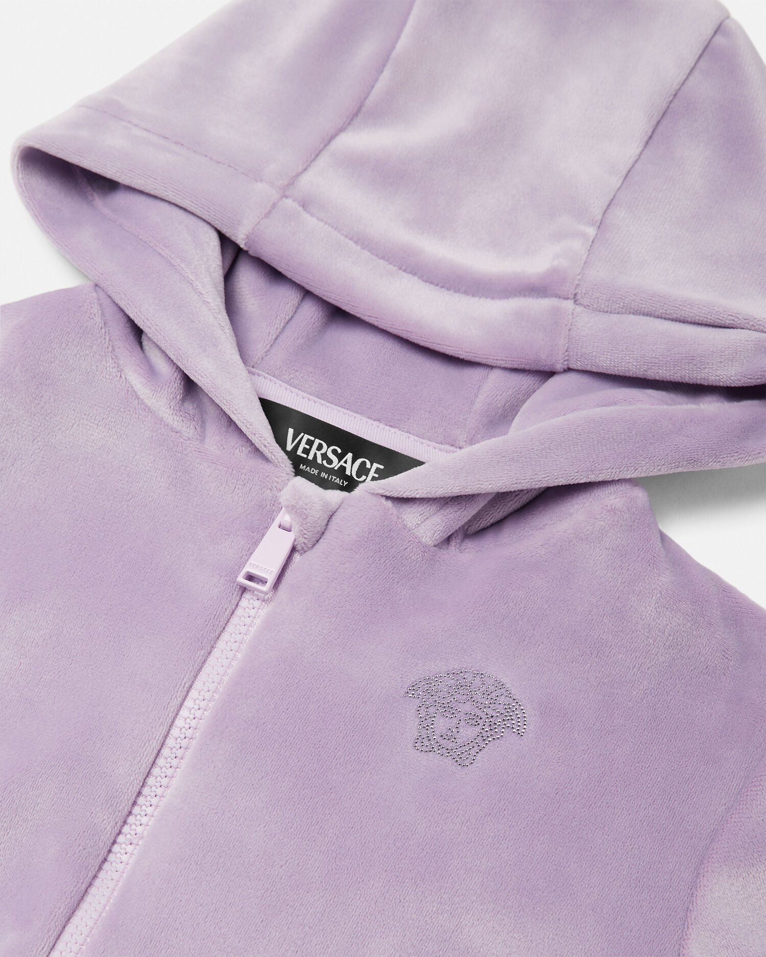 Velvet Zip Baby Hoodie