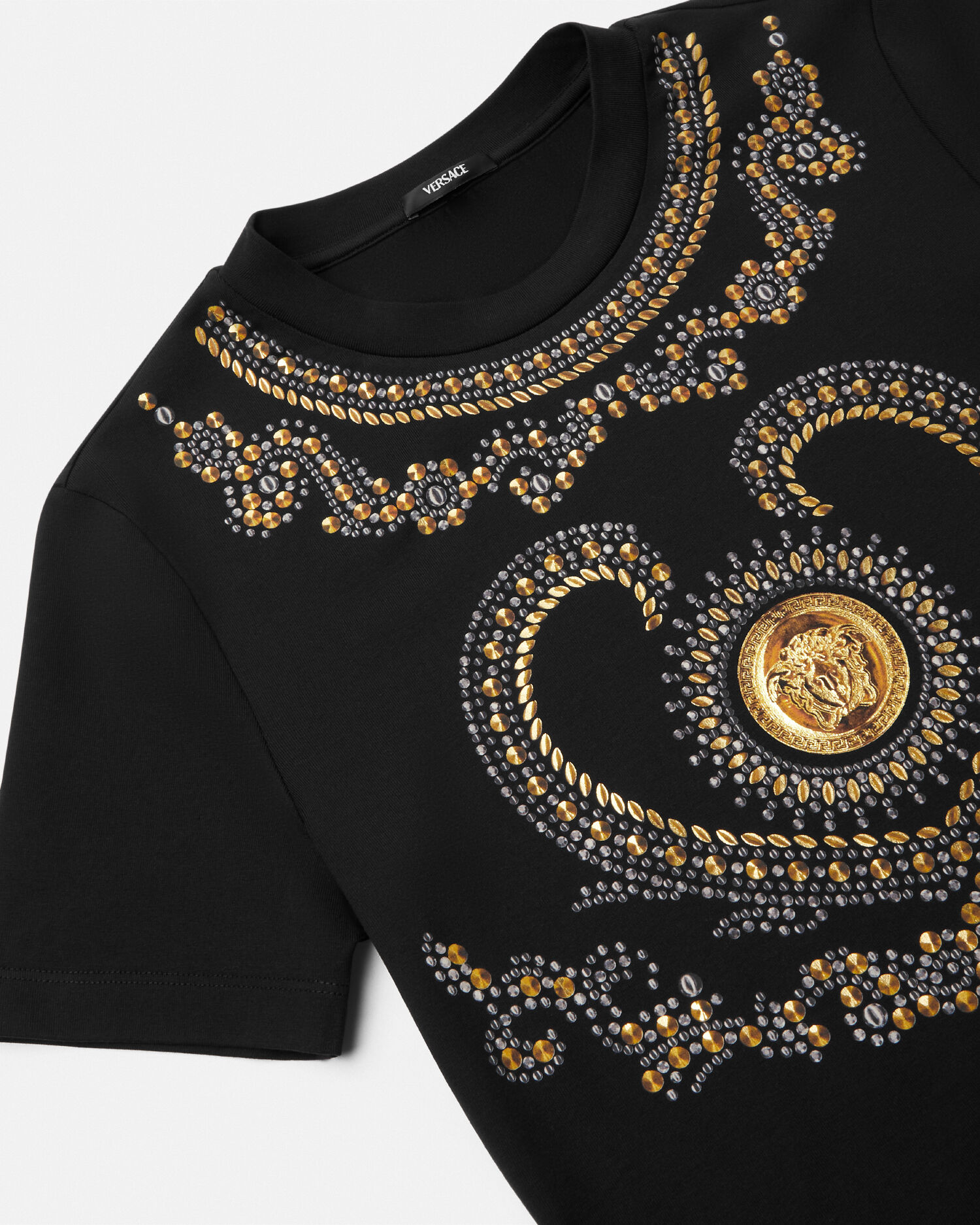 トップス Versace baroque Medusa T shirt Versace Collection Medusa Baroque T Shirt White | ONU
