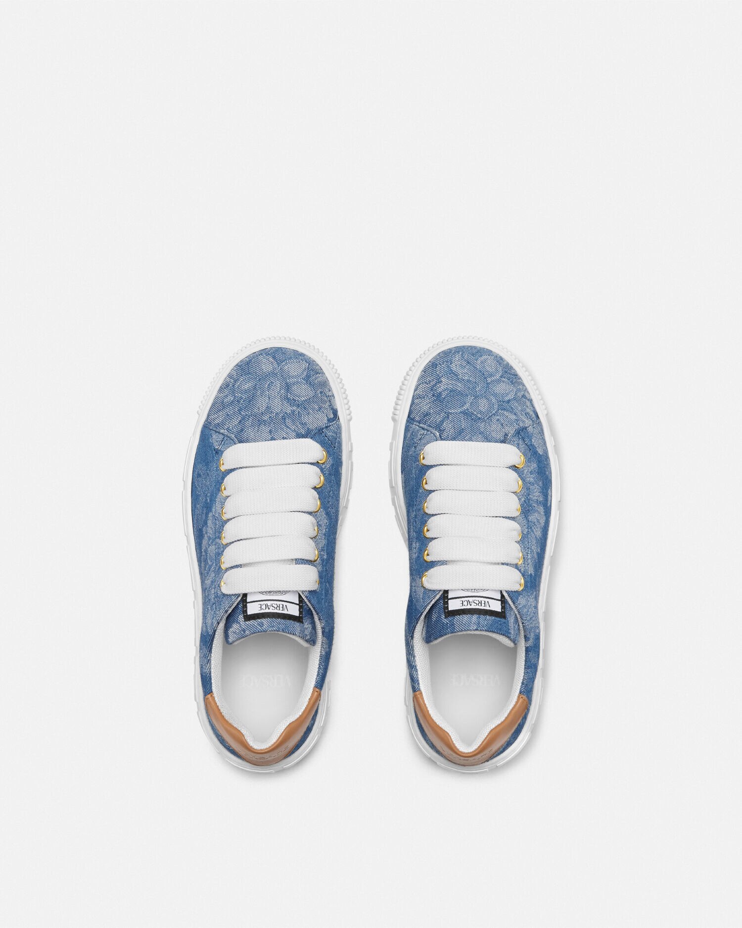 Barocco Greca Kids Sneakers VERSACE US