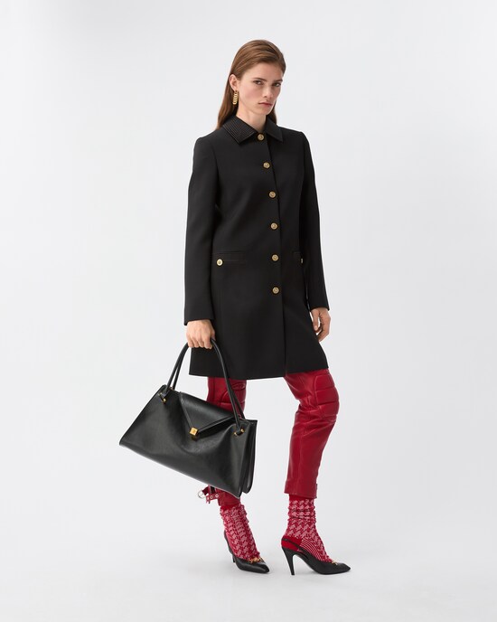 Natt&eacute; Wool Coat Black 2