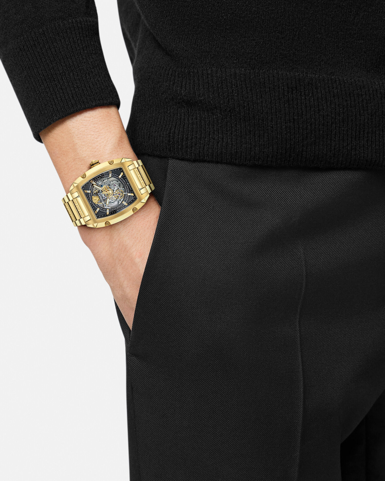 Versace Dominus Skeleton Watch