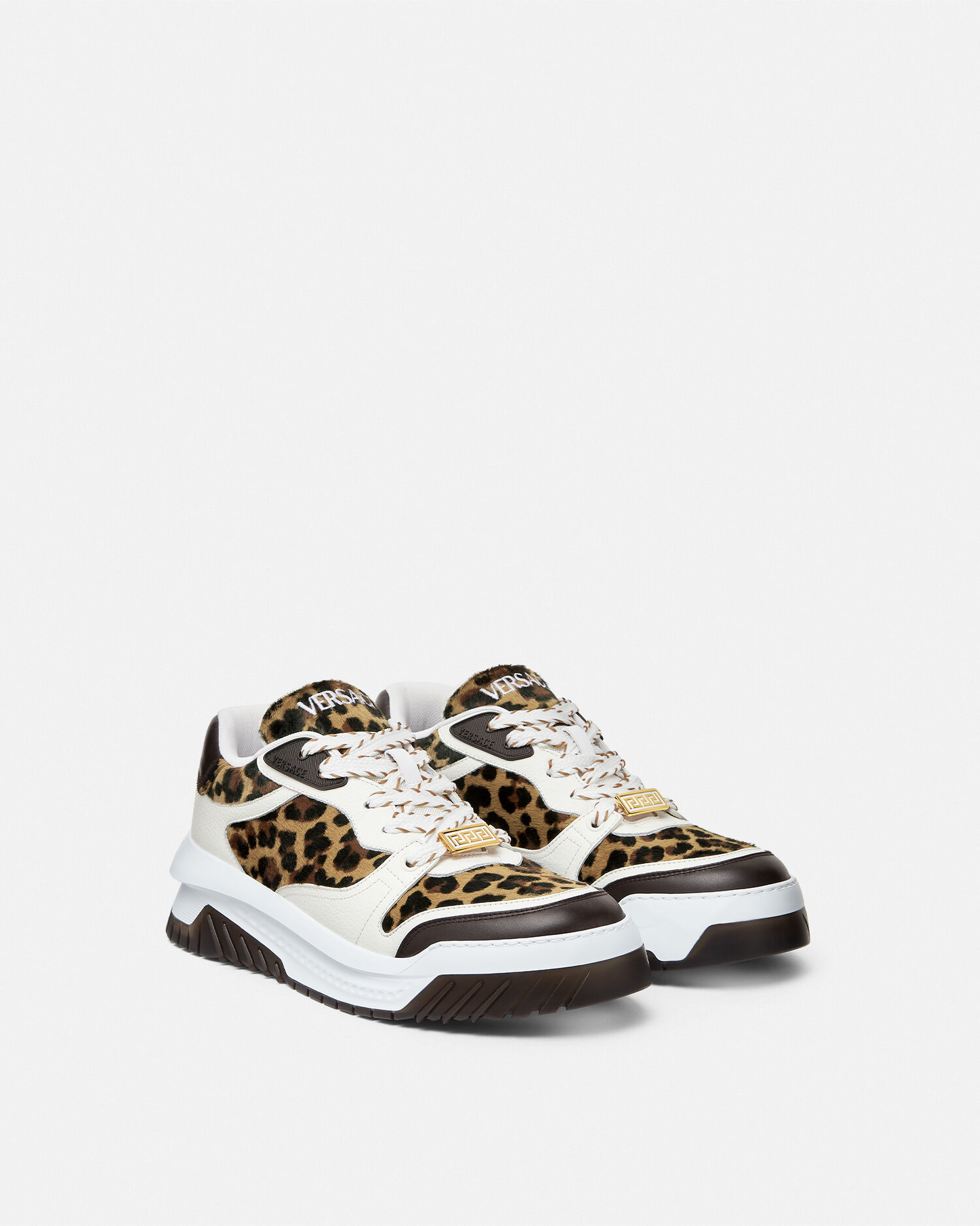 Cheetah print versace shoes 2025