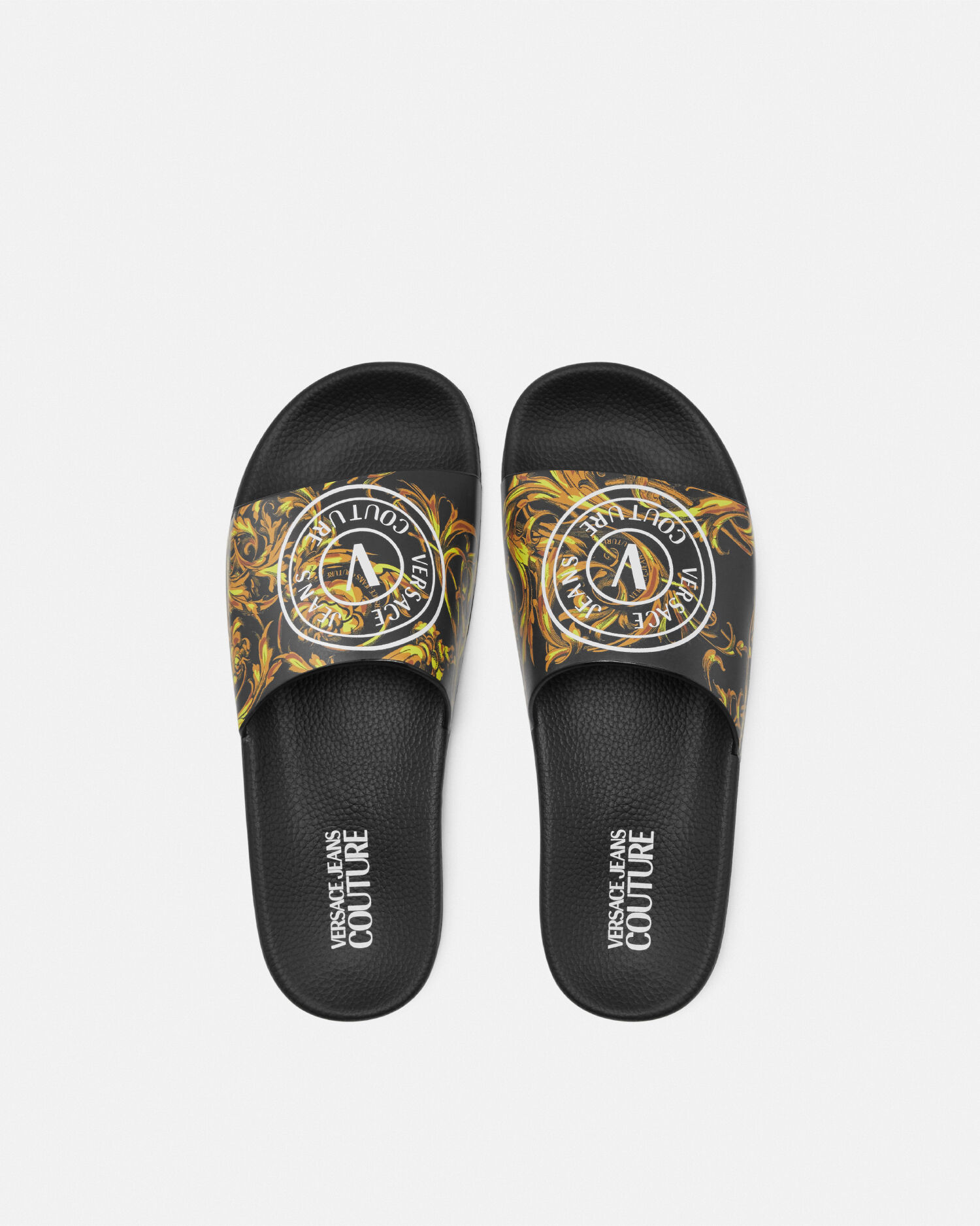 Versace top womens sliders