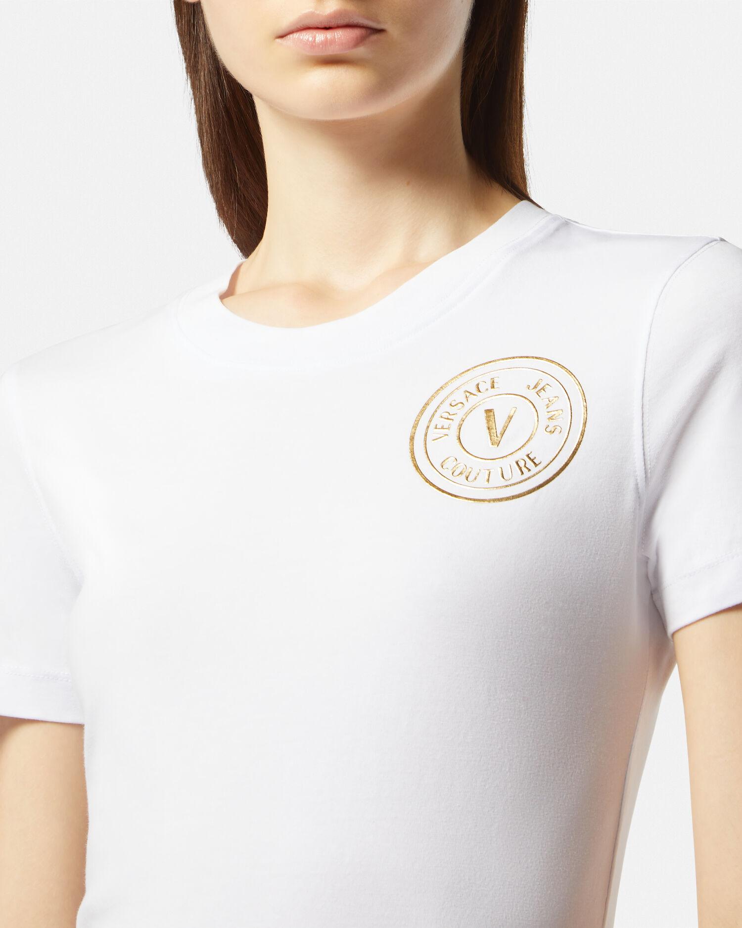 Versace t shirt women's on sale