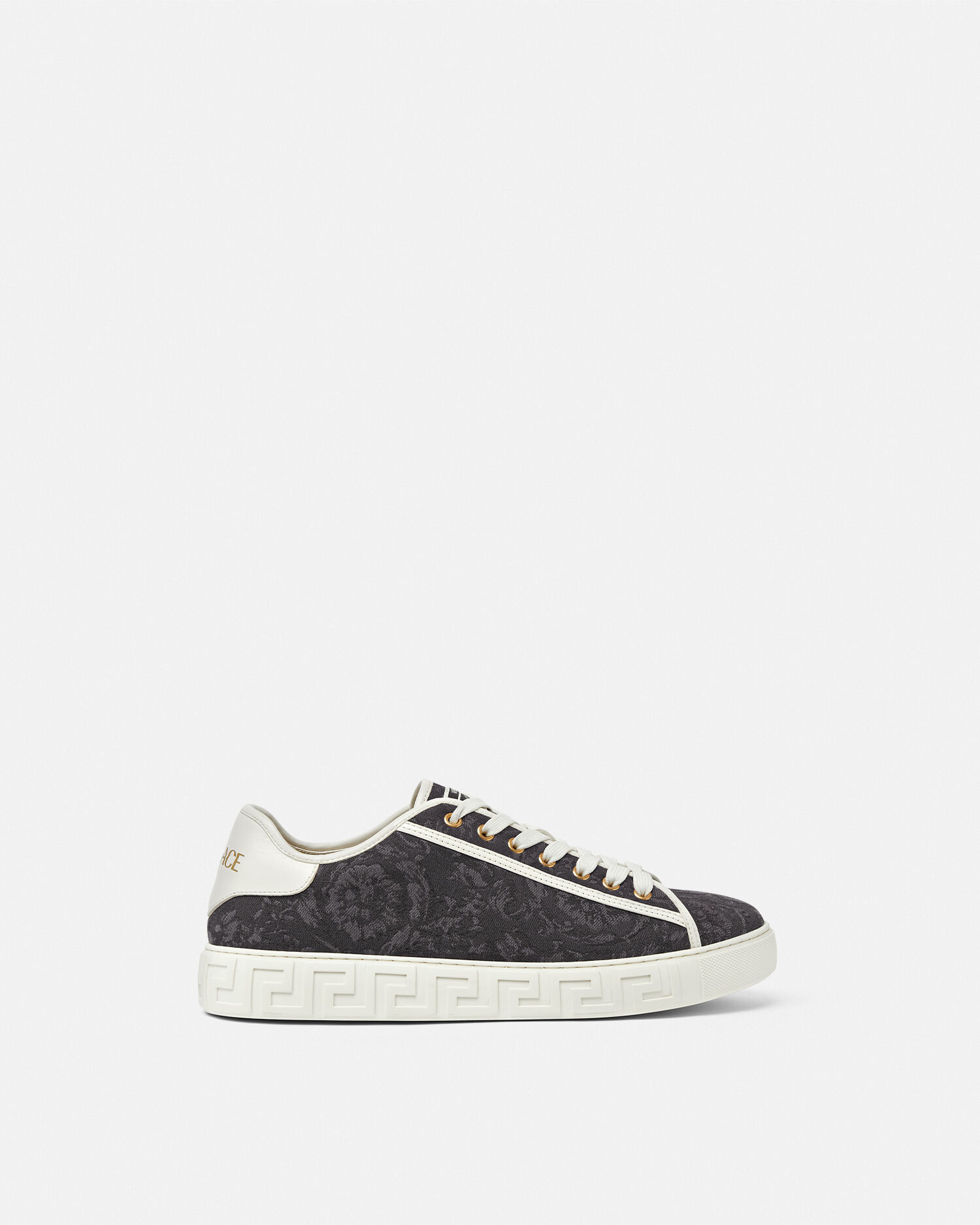 Versace greca jacquard canvas sneakers