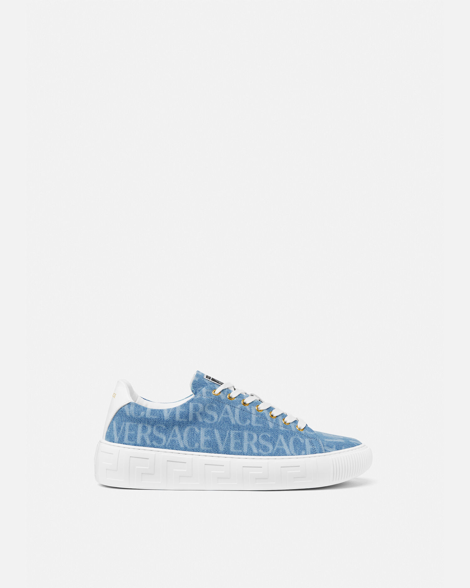 Versace trainers blue sale