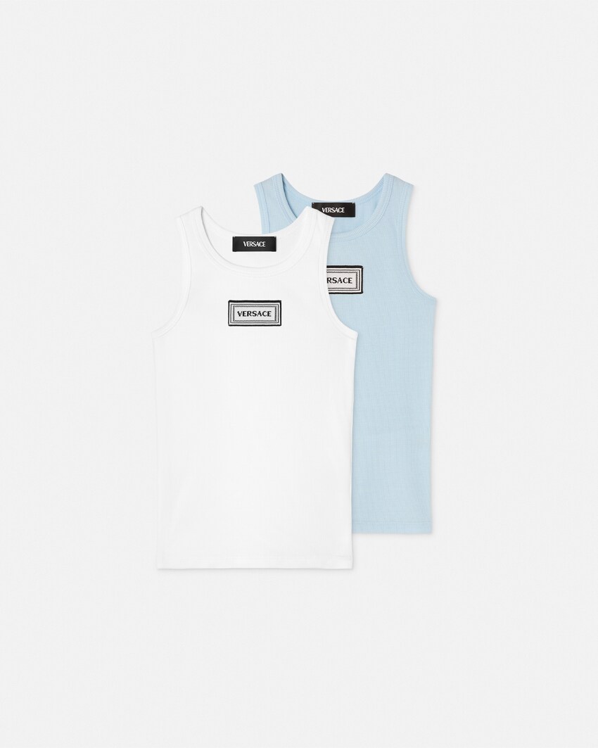 Kids Ribbed Cotton Tank Top 2-Pack